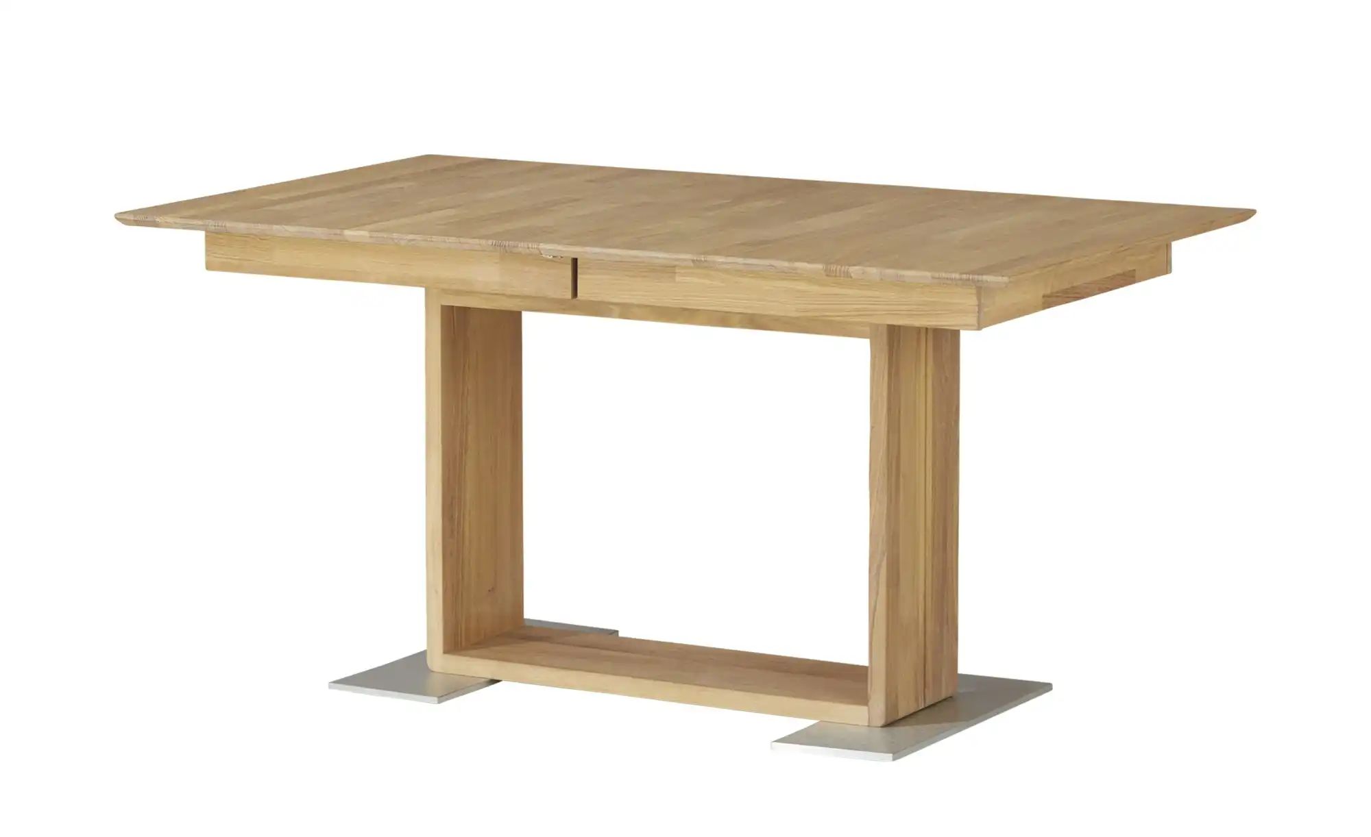 Woodford Säulentisch ausziehbar Mila ¦ holzfarben ¦ Maße (cm): B: 90 H: 75 günstig online kaufen