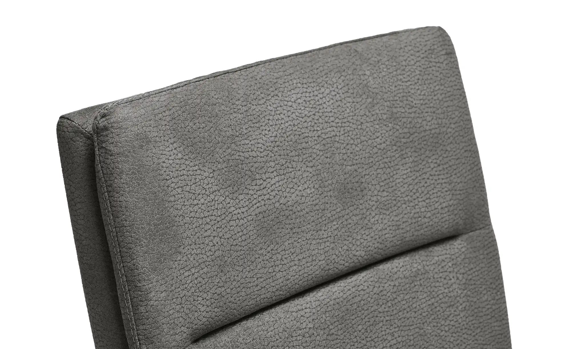 Woodford Esszimmerstuhl mit Steppung im Rücken Badu ¦ grau ¦ Maße (cm): B: günstig online kaufen