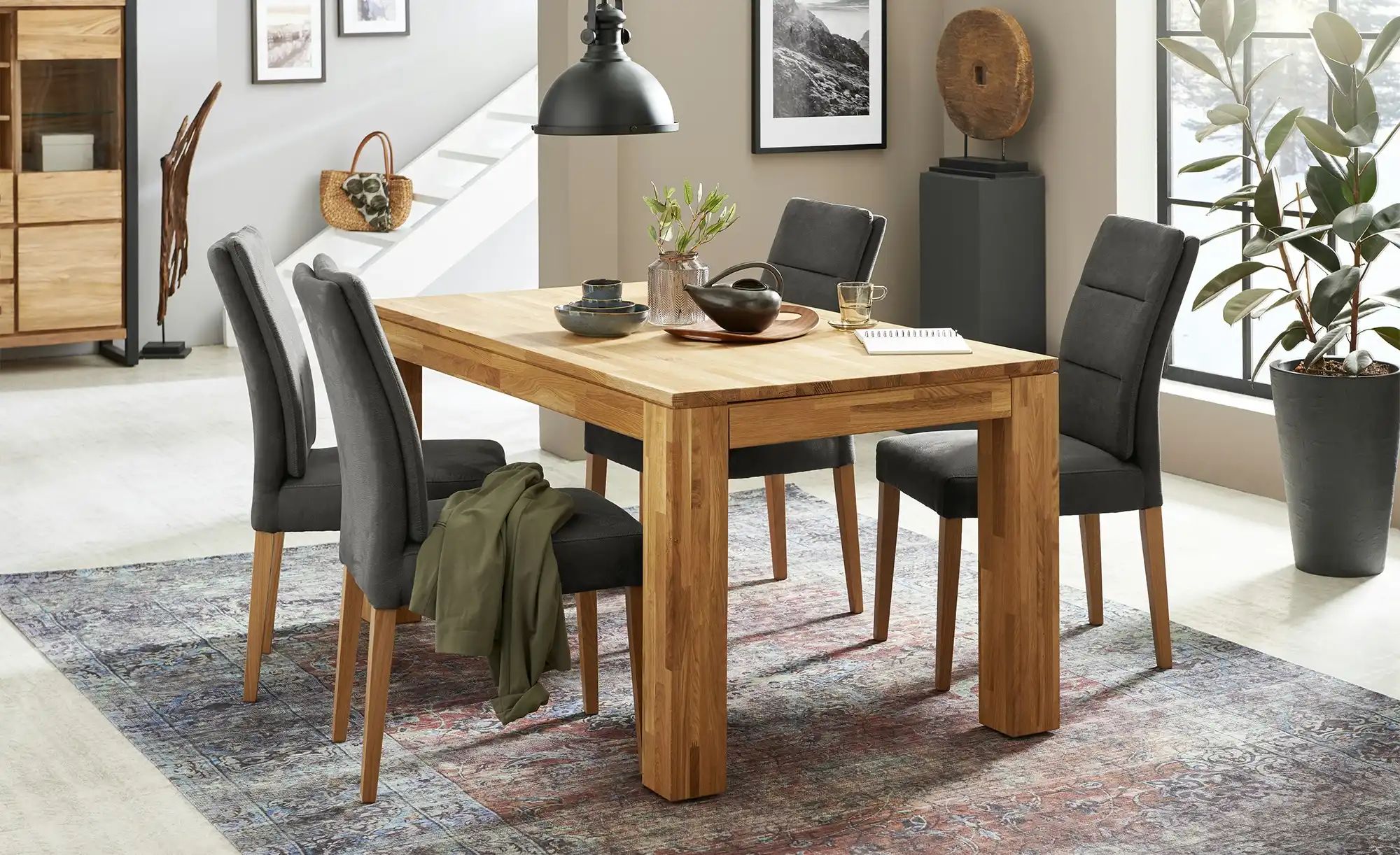 Thumbnail - Woodford Esszimmerstuhl mit Steppung im Rücken Badu ¦ grau ¦ Maße (cm): B: 51 H: 98 T: 65.0 Stühle > Küchenstühle > Pols...