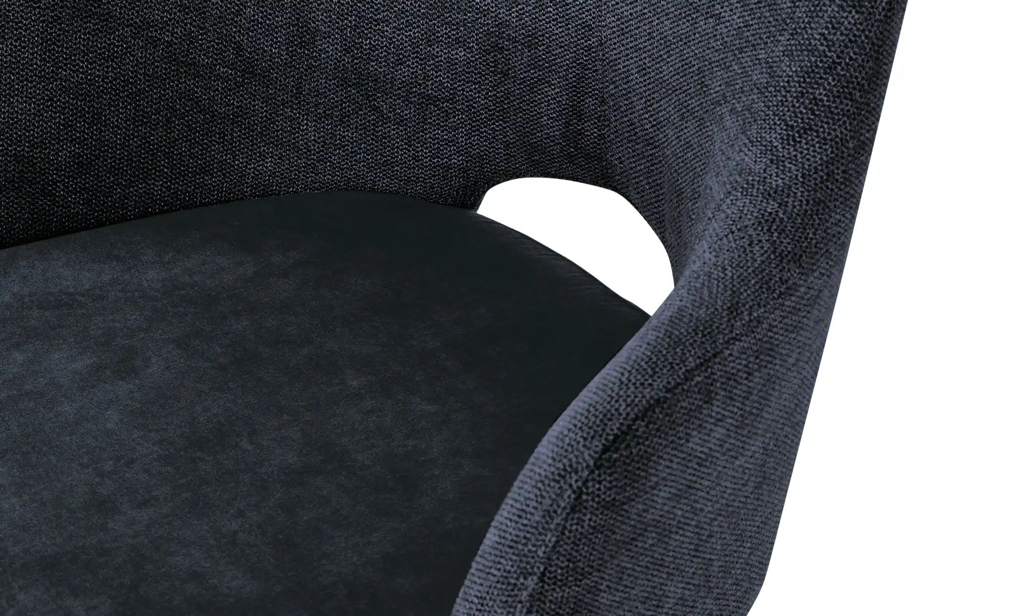 Woodford Armlehnstuhl mit Massivholzgestell Moreda ¦ blau ¦ Maße (cm): B: 5 günstig online kaufen