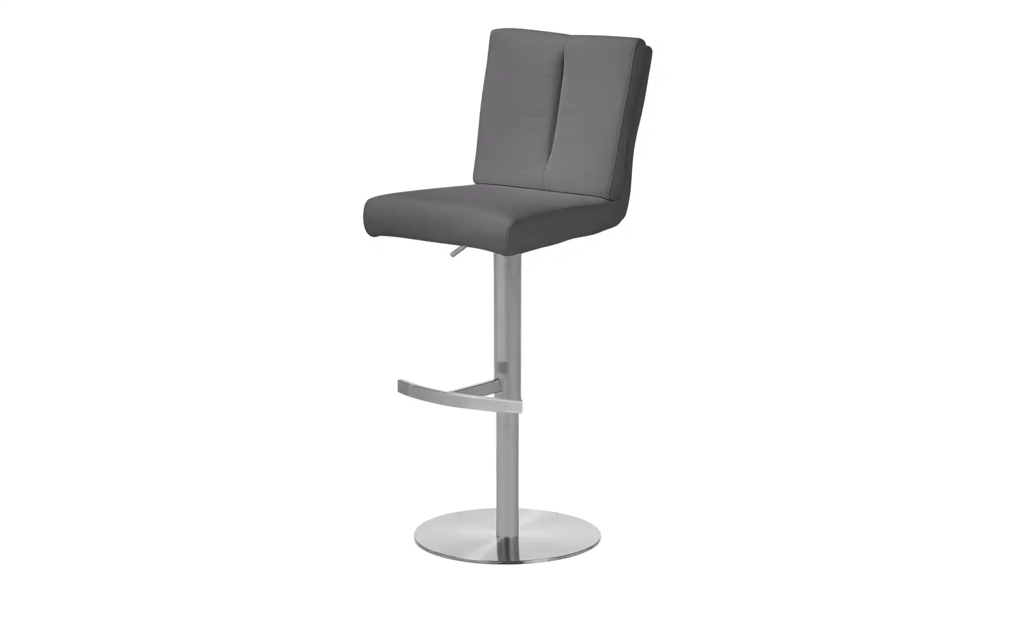 Barhocker  Gaia ¦ grau ¦ Maße (cm): B: 42 H: 89 T: 53.0 Polstermöbel > Hock günstig online kaufen