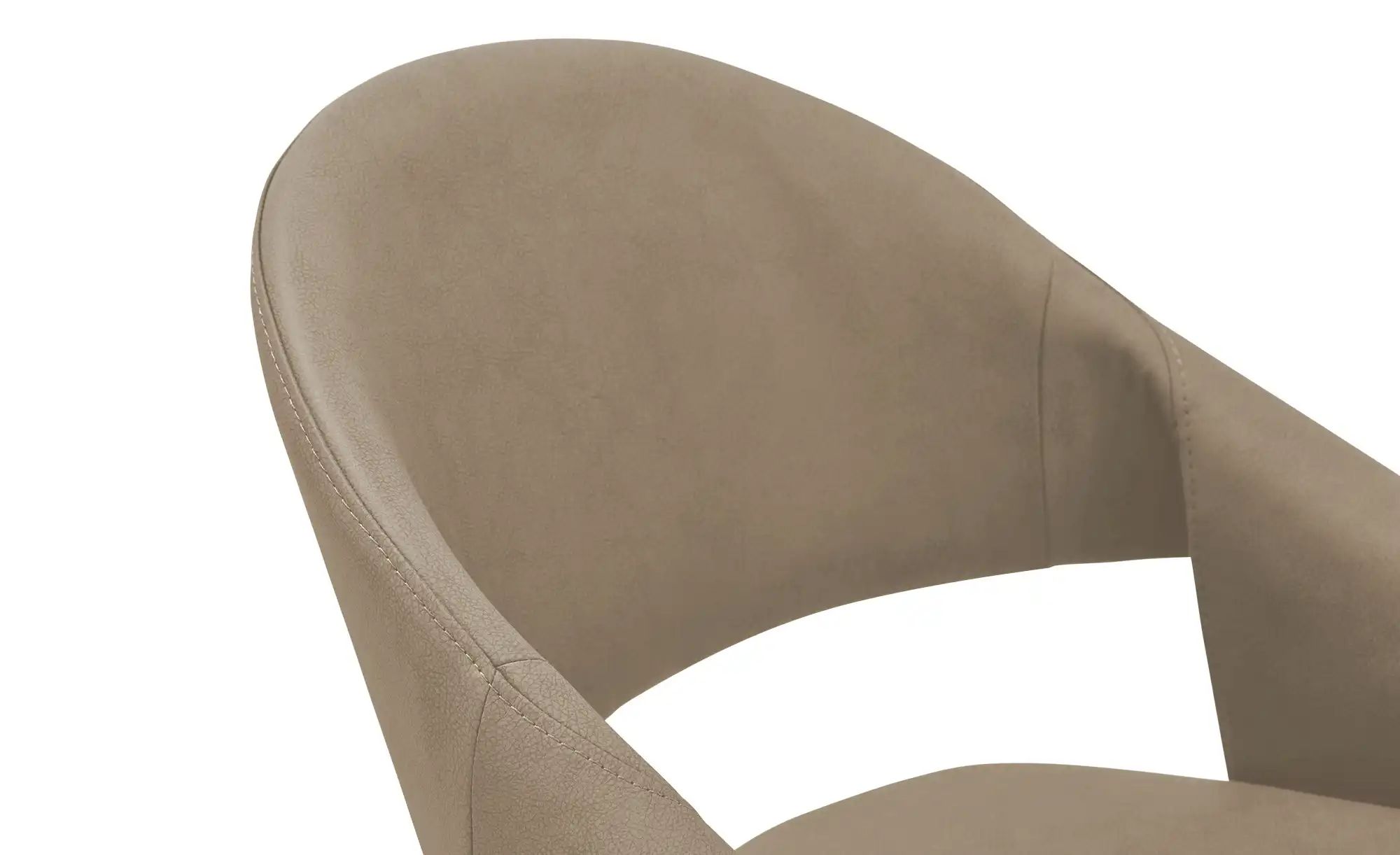 uno Kufenstuhl Lena | Taupe, Schwarz | Möbel Höffner