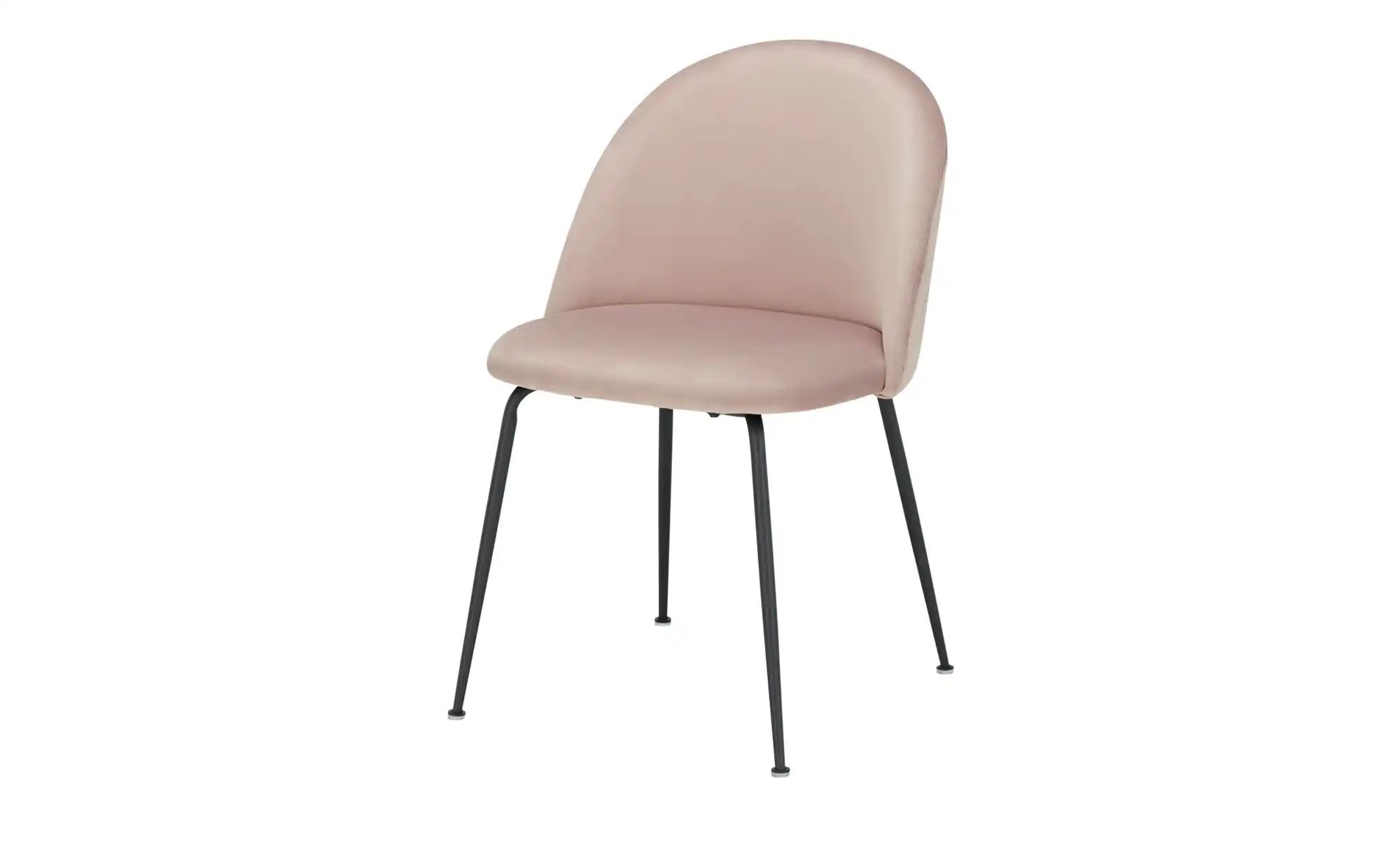 Samtstuhl  Fiete ¦ rosa/pink ¦ Maße (cm): B: 48,5 H: 78 T: 48.5 Stühle > Kü günstig online kaufen
