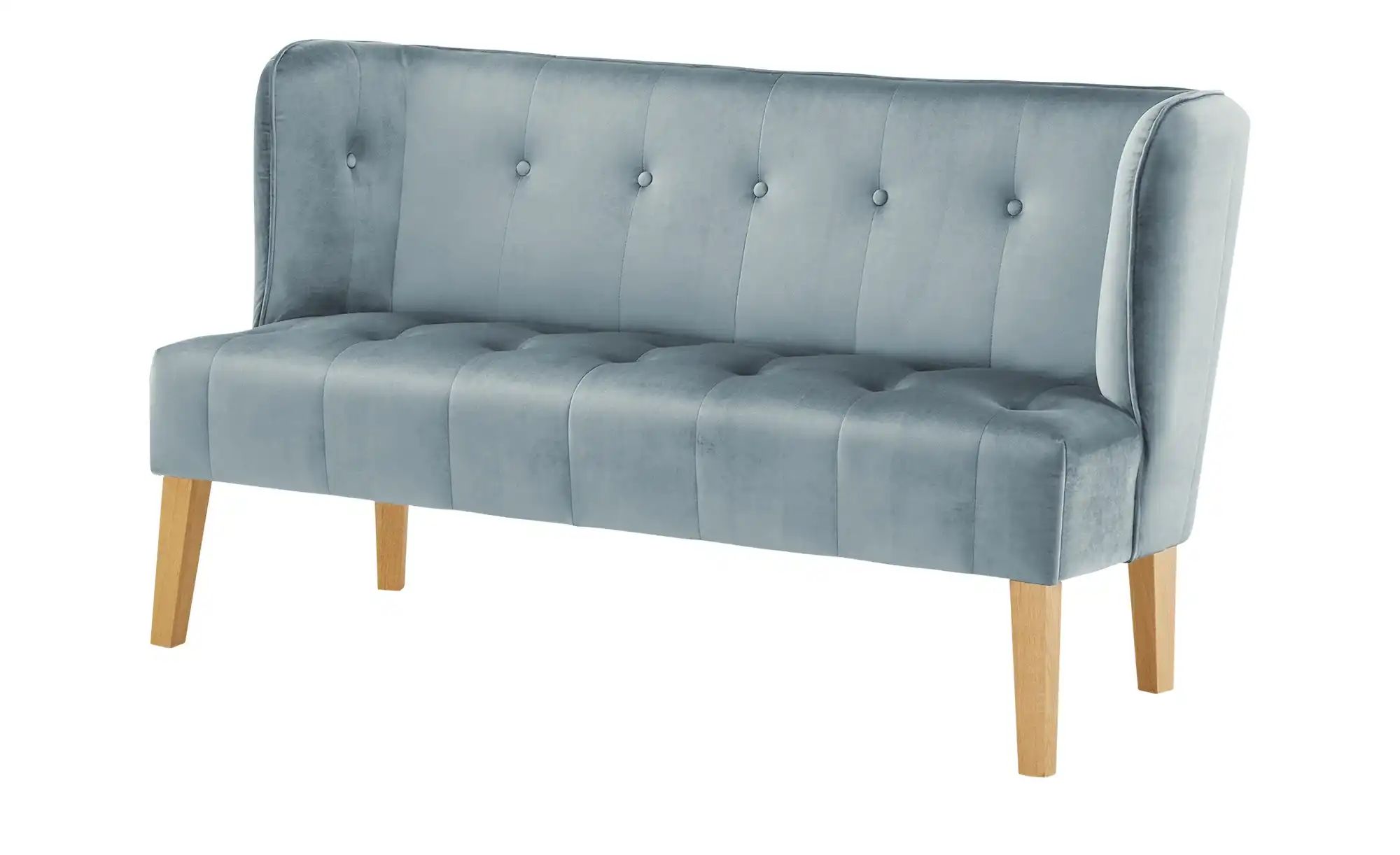 switch Küchensofa  Samt Bella ¦ blau ¦ Maße (cm): B: 158 H: 90 T: 72 Bänke günstig online kaufen