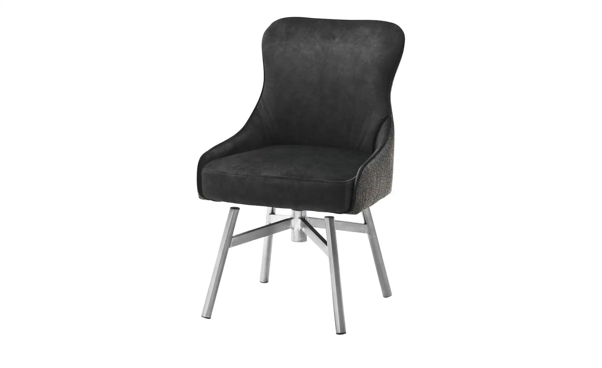 Esszimmerstuhl drehbar Effi ¦ grau ¦ Maße (cm): B: 53 H: 84 T: 64.0 Stühle günstig online kaufen