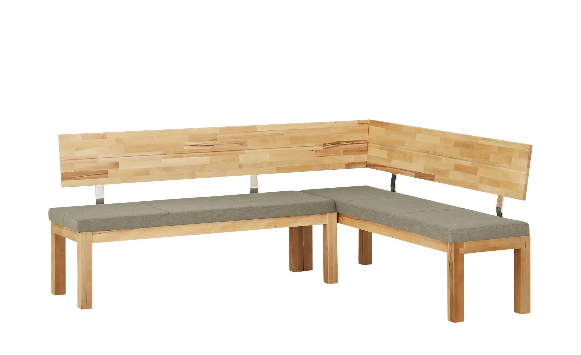 Woodford Eckbank massiv Melia ¦ beige ¦ Maße (cm): H: 87 Bänke > Eckbänke - günstig online kaufen