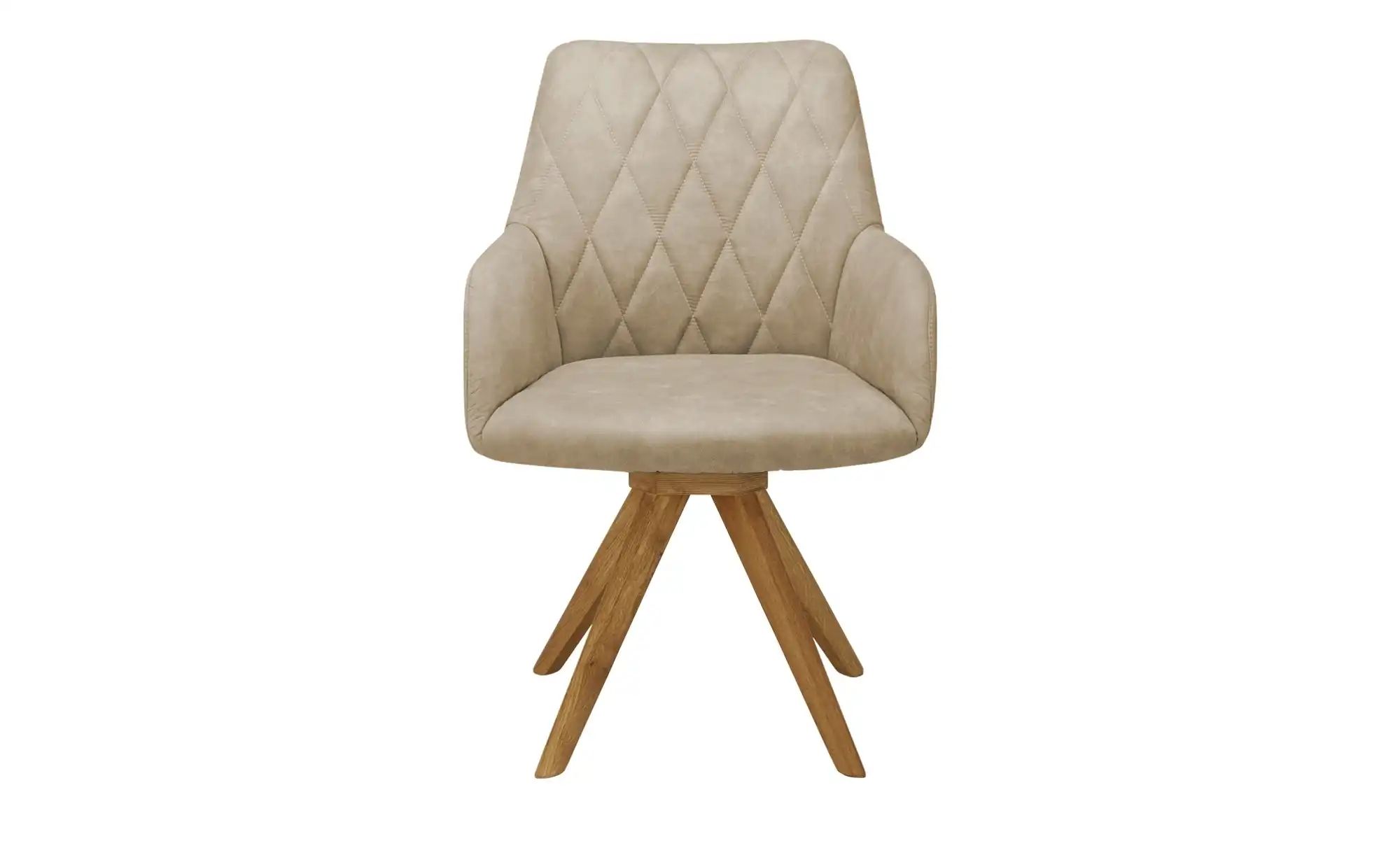 Thumbnail - Woodford Armlehnstuhl Bristol ¦ beige ¦ Maße (cm): B: 60 H: 88 T: 67.0 Stühle > Esszimmerstühle > Esszimmerstühle mit A...