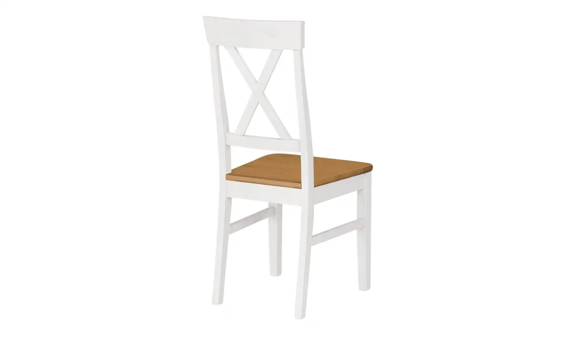 maison bleue Holzstuhl  Bendetta ¦ weiß ¦ Maße (cm): B: 45 H: 98 T: 44.0 St günstig online kaufen
