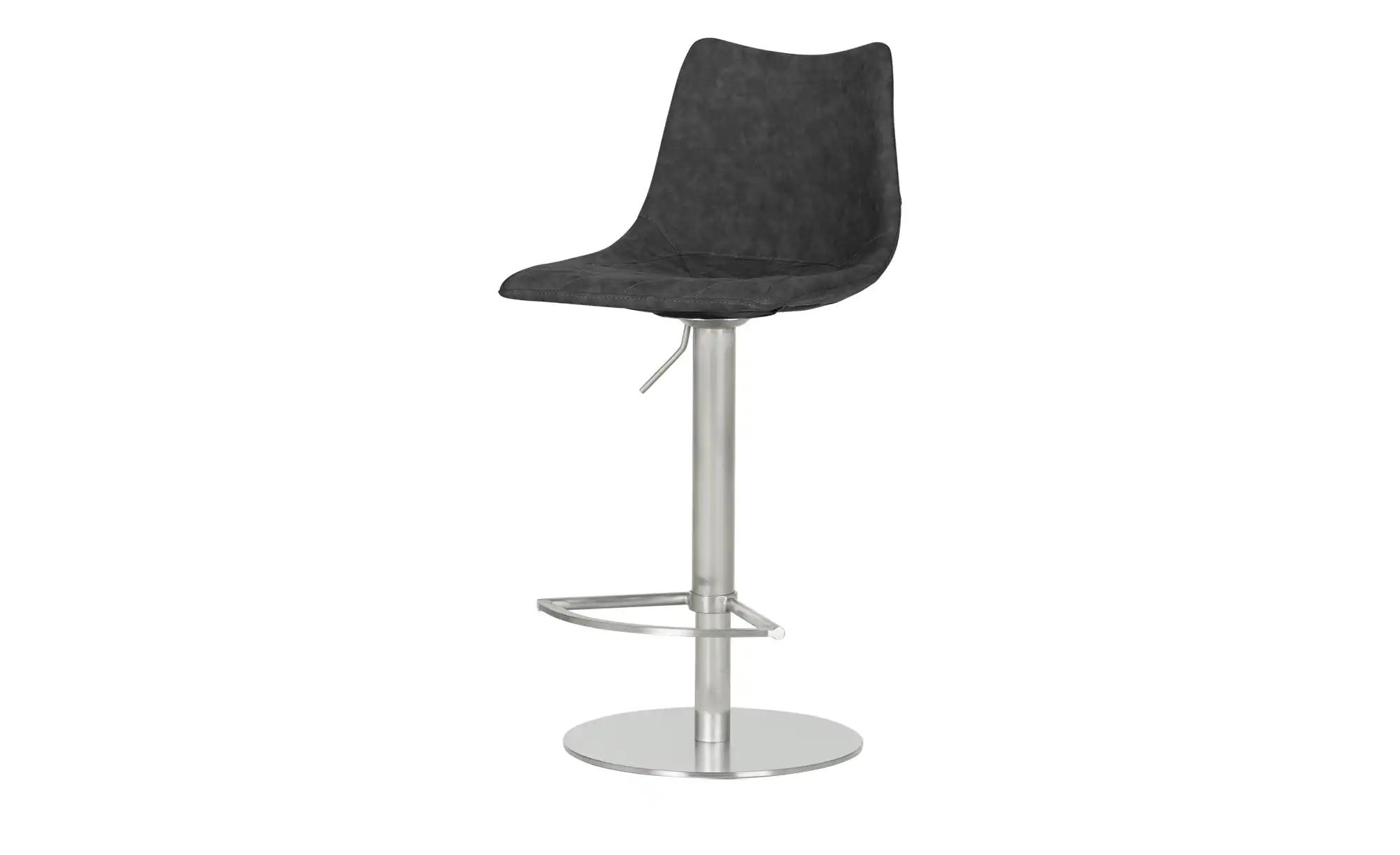 Barhocker  MyToby ¦ schwarz ¦ Maße (cm): B: 43 T: 50.0 Polstermöbel > Hocke günstig online kaufen