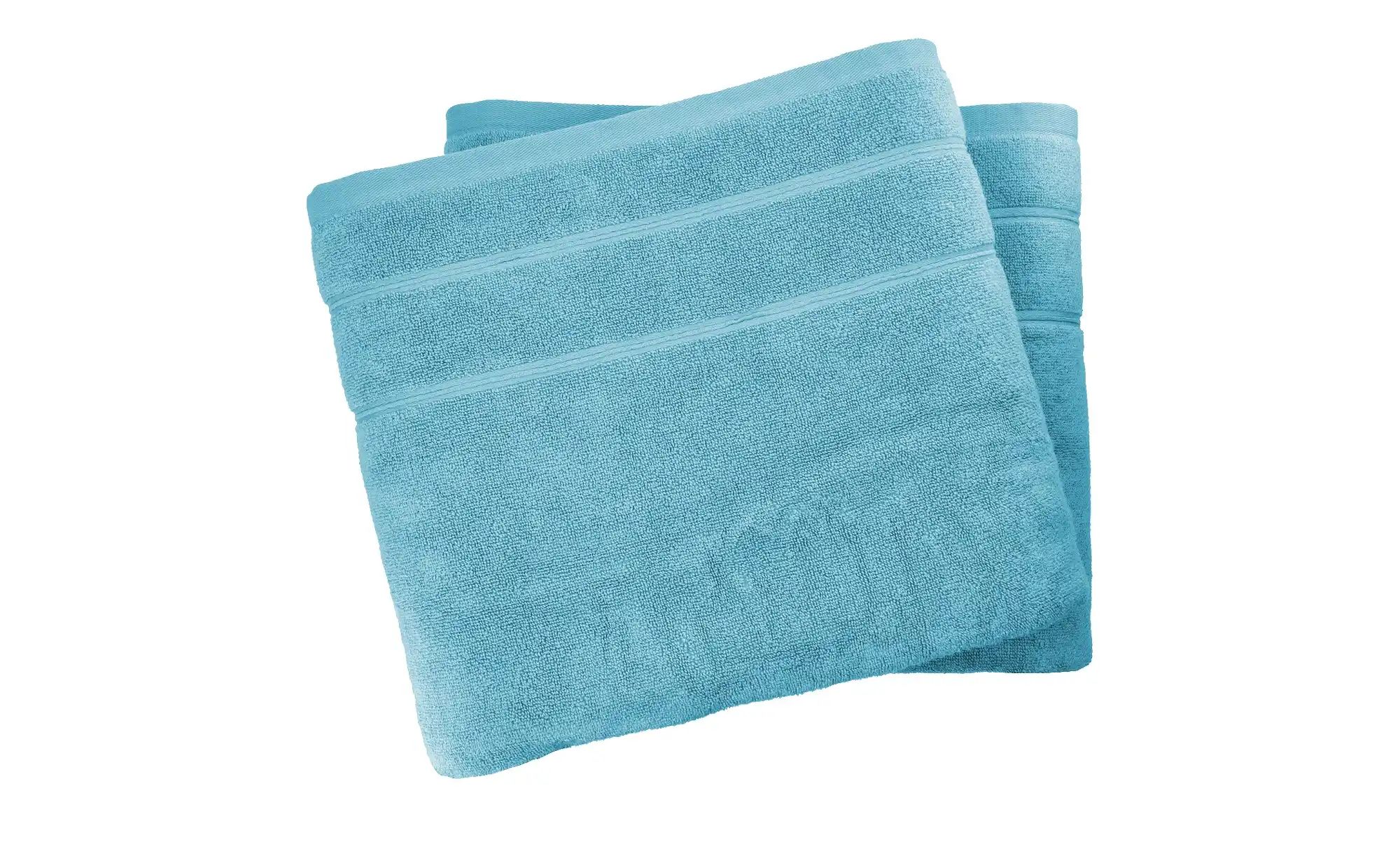 Badetuch (100 x 150cm), 2er-Set Blau Lifestyle