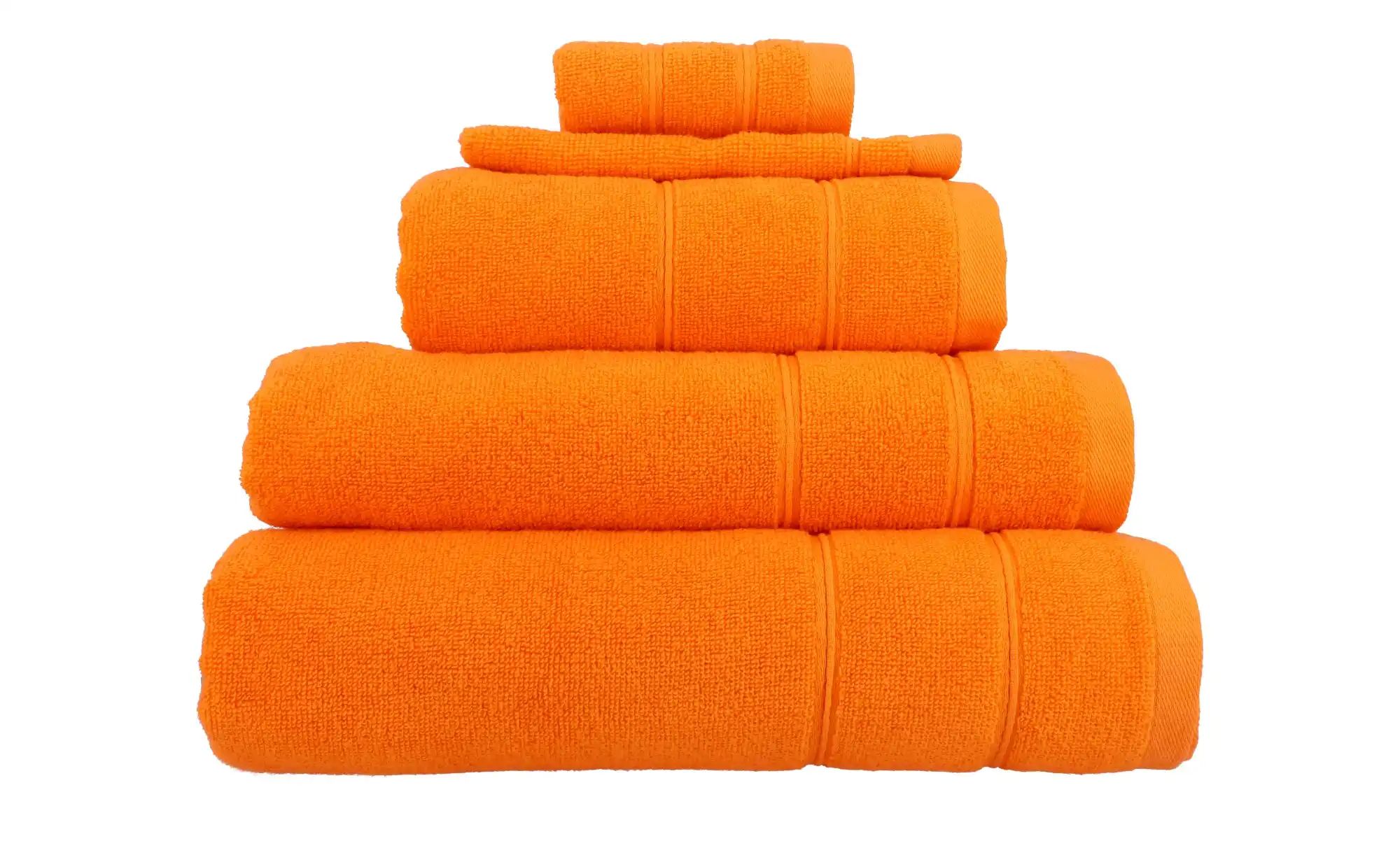 Handtuch-Set Orange, 4-teilig Lifestyle | Höffner