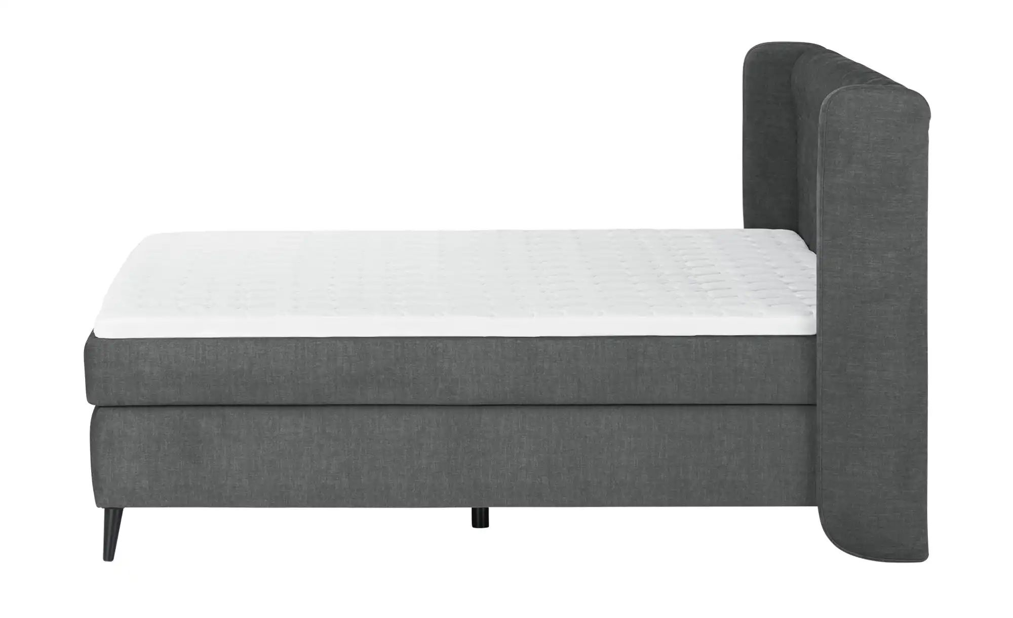 switch Boxspringbett  Madison ¦ grau ¦ Maße (cm): B: 177 H: 122 Betten > Bo günstig online kaufen