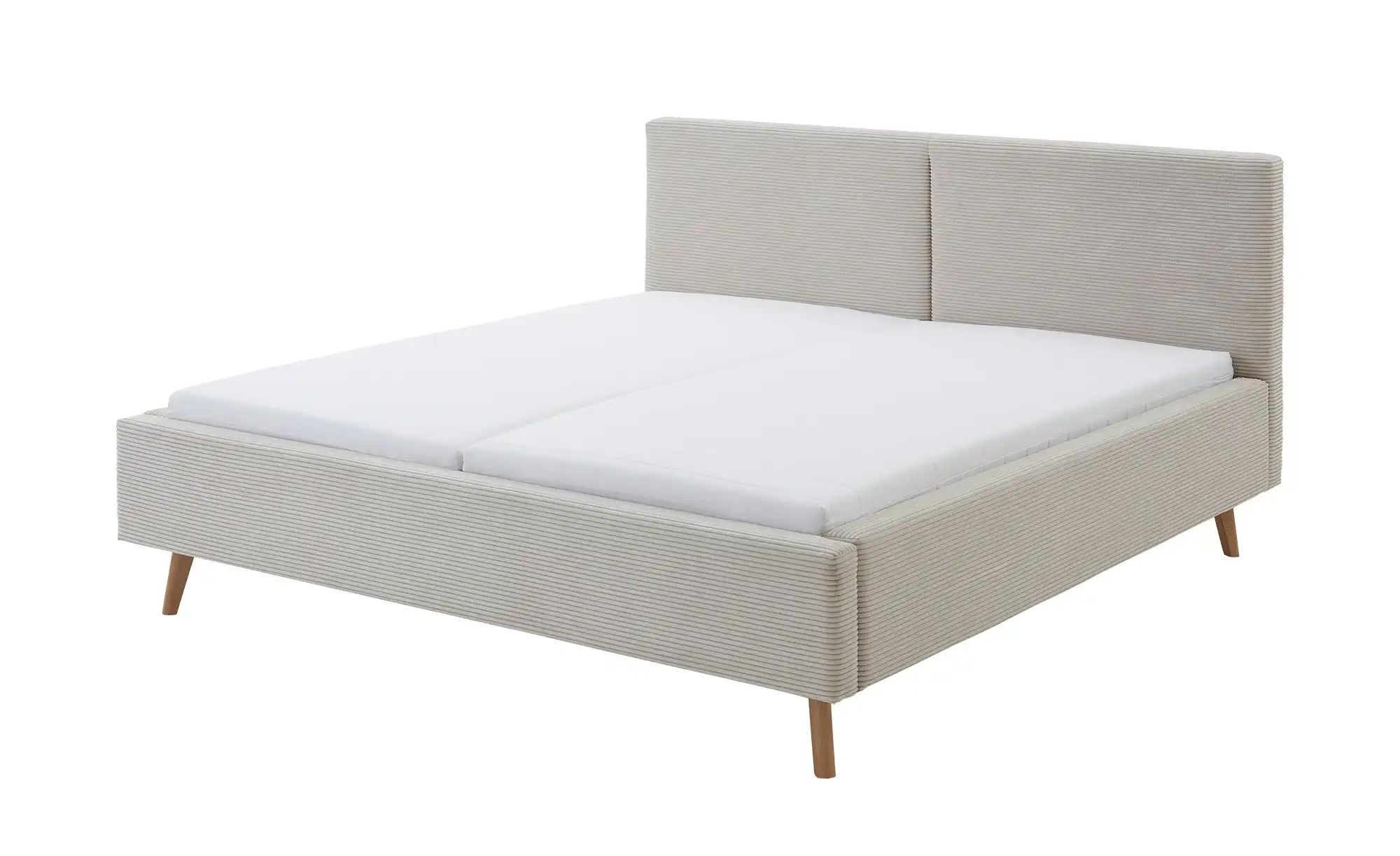 Polsterbettgestell  Bella ¦ beige ¦ Maße (cm): B: 196 H: 110 Betten > Komfo günstig online kaufen