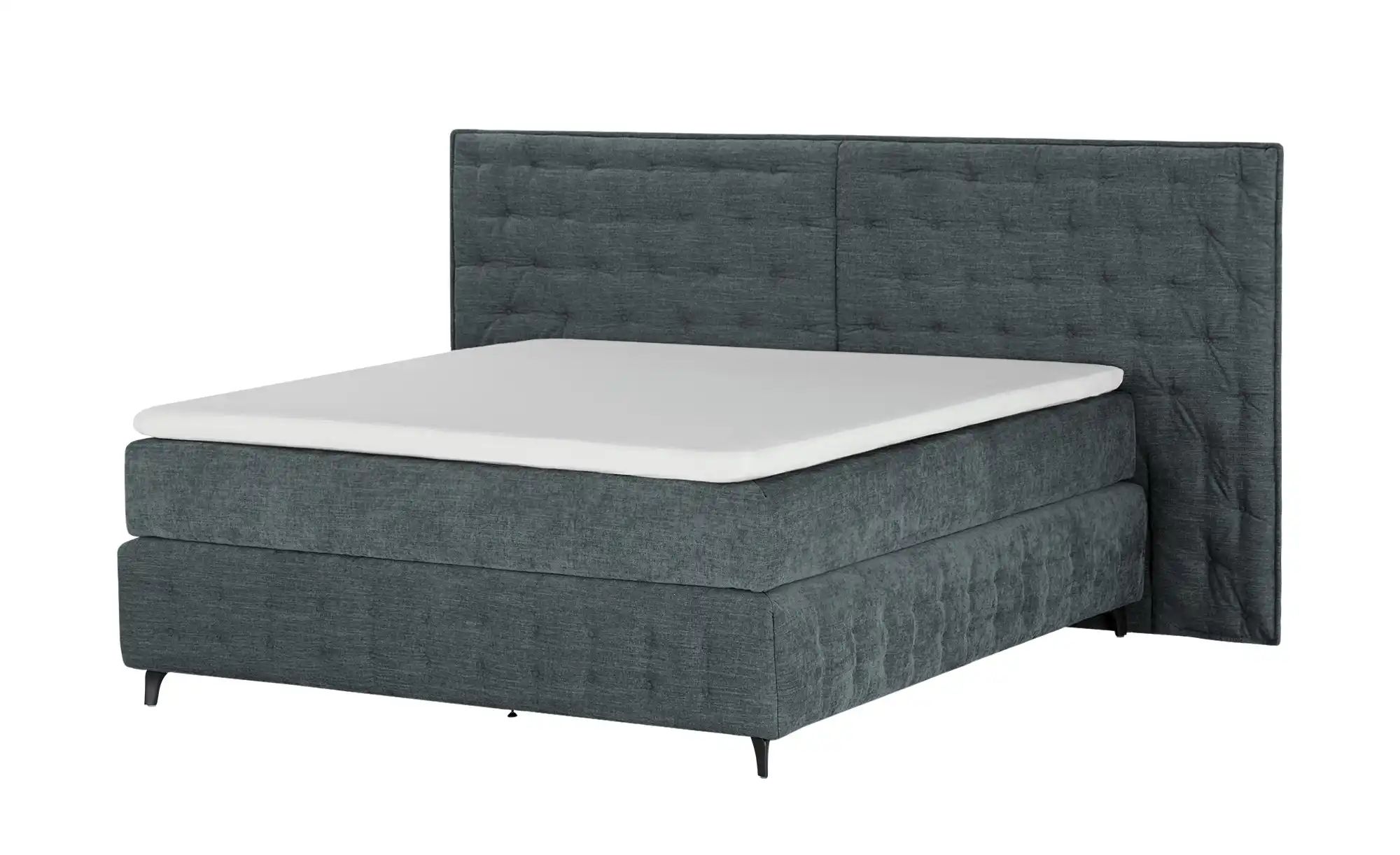 Thumbnail - Kings and Queens Boxspringbett Fjell ¦ türkis/petrol ¦ Maße (cm): B: 280 H: 130 Betten > Boxspringbetten > Boxspringbet...
