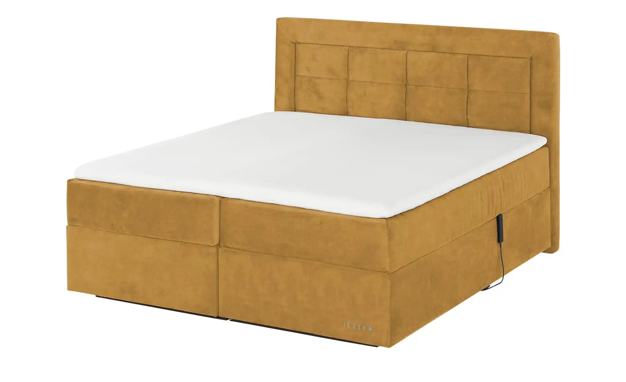 Thumbnail - Jette Home Motor-Boxspringbett Jette Patch ¦ gelb ¦ Maße (cm): B: 182 H: 127 Betten > Komfortbetten - Höffner