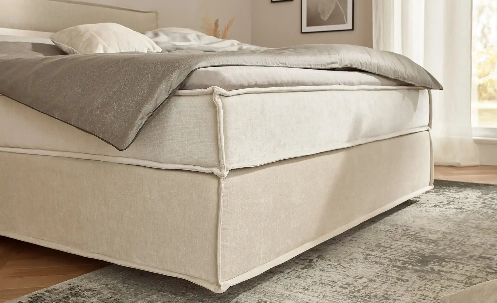 Thumbnail - Musterring Boxspringbett JustB! ¦ creme ¦ Maße (cm): B: 180 H: 115 Betten > Boxspringbetten > Boxspringbetten 160x200 -...
