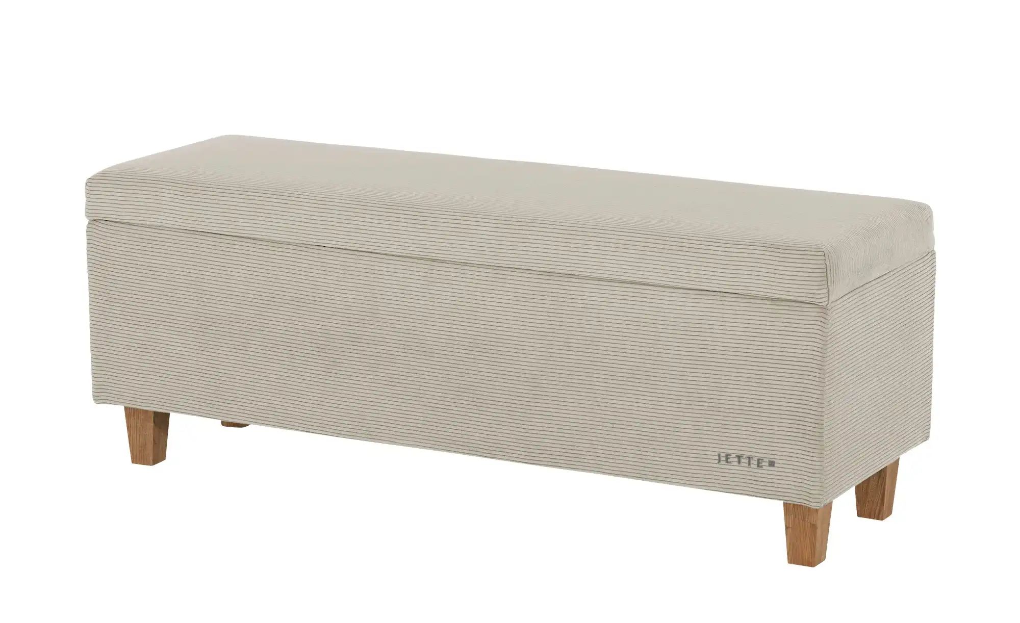 Jette Home Bettbank mit Stauraum Jette Flex ¦ beige ¦ Maße (cm): B: 122 H: 47 T: 42.0 Bänke > Einzelbänke - Höffner