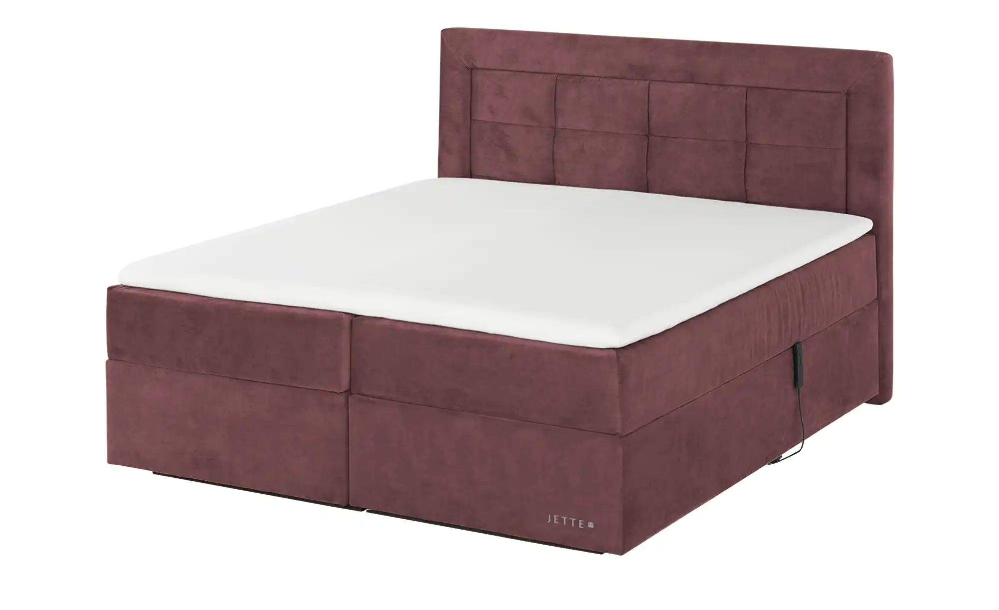 Thumbnail - Jette Home Motor-Boxspringbett Jette Patch ¦ rot ¦ Maße (cm): B: 162 H: 127 Betten > Komfortbetten - Höffner