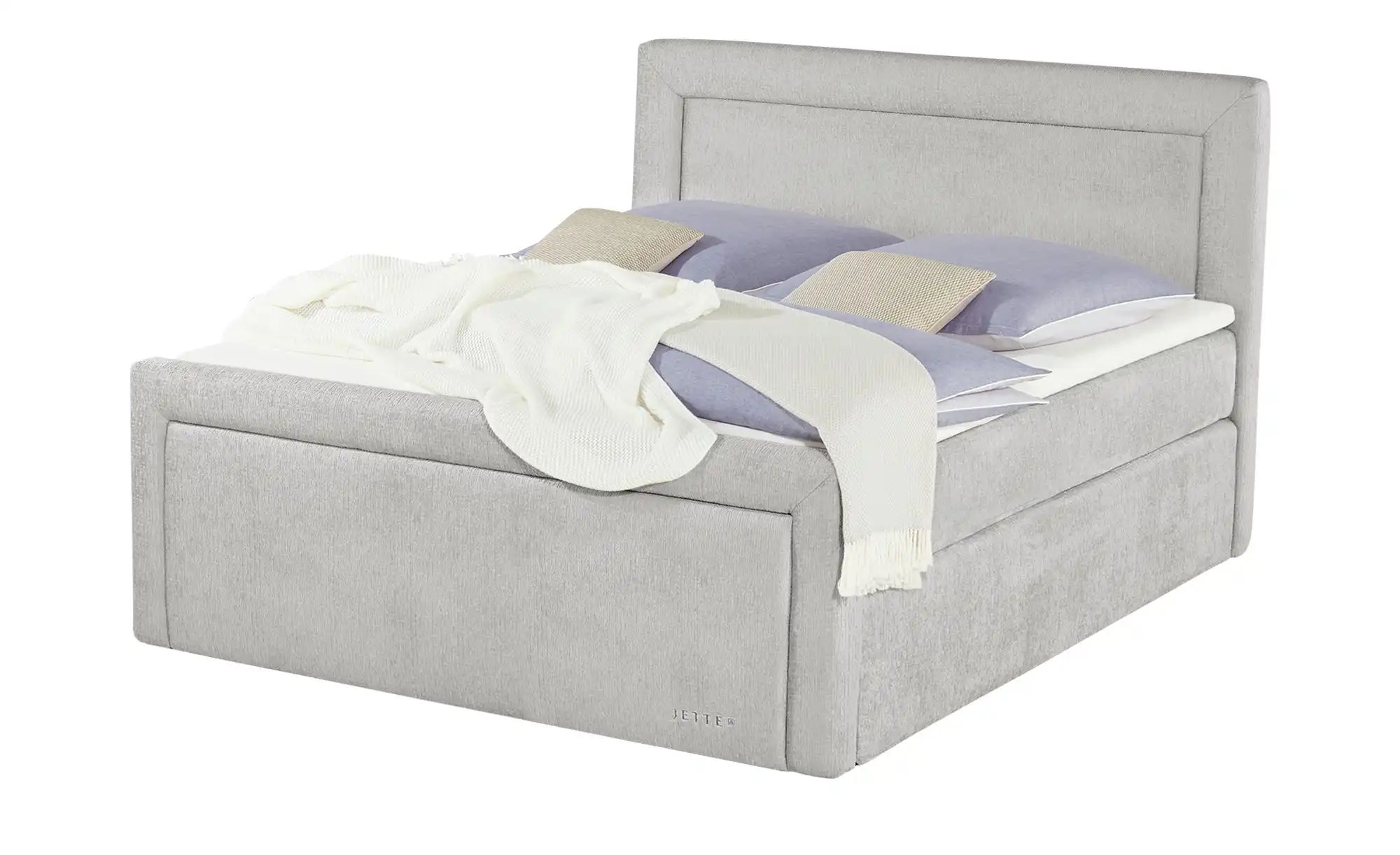 Jette Home Boxspringbett  Jette Frame ¦ grau ¦ Maße (cm): B: 164 H: 129 Bet günstig online kaufen