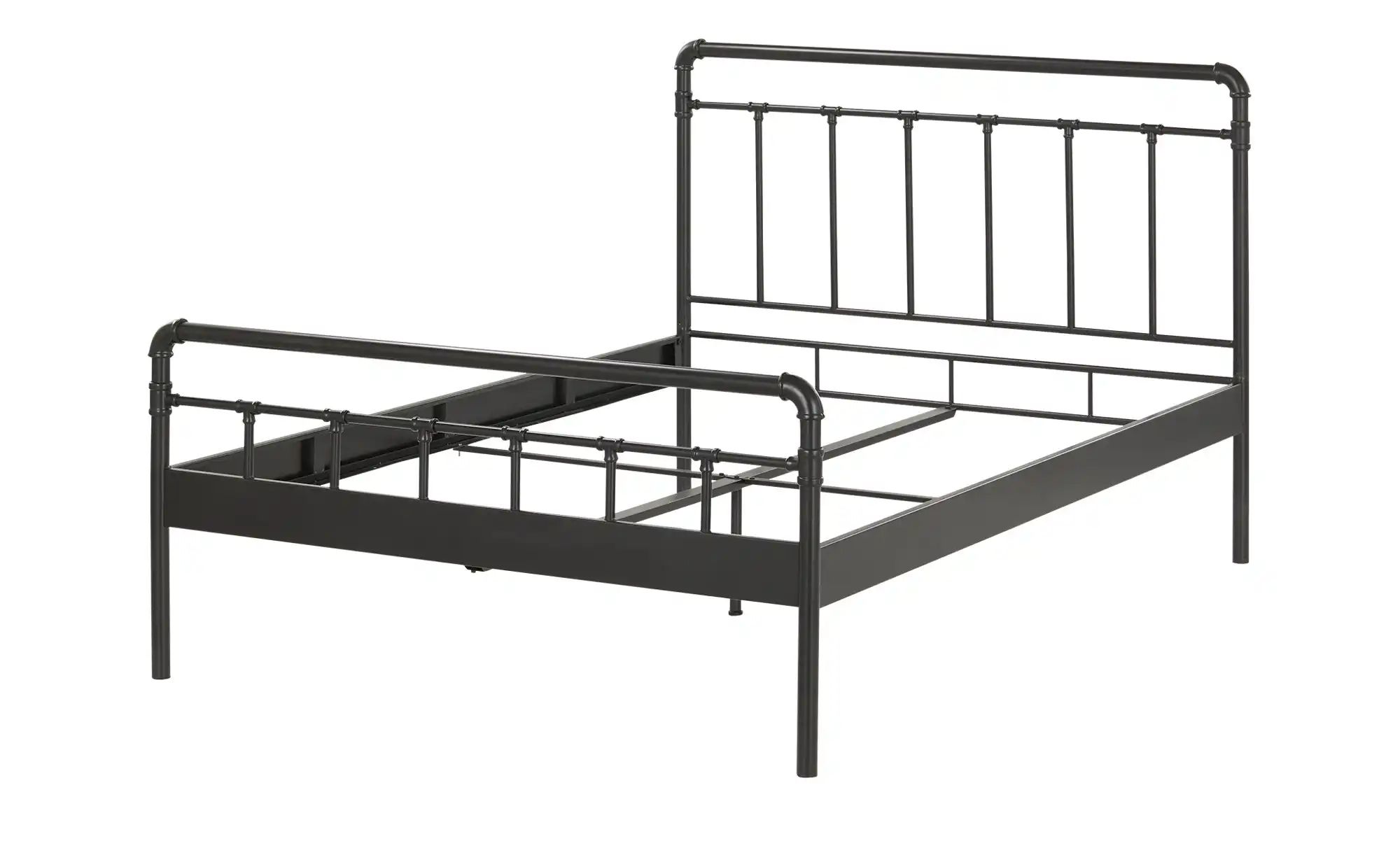 Metallbett  Nantwich ¦ schwarz ¦ Maße (cm): B: 147,5 H: 110 T: 206,5 Betten günstig online kaufen