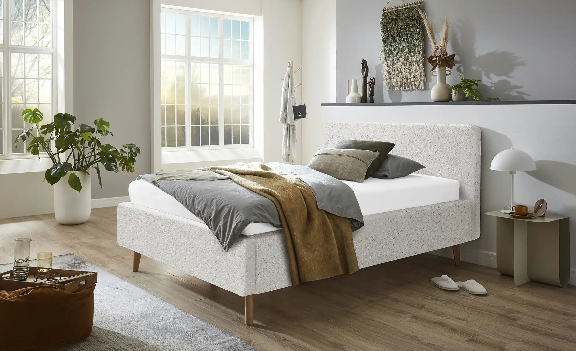 Polsterbett mit Bettkasten Mattis ¦ grau ¦ Maße (cm): B: 161 H: 105 Betten günstig online kaufen