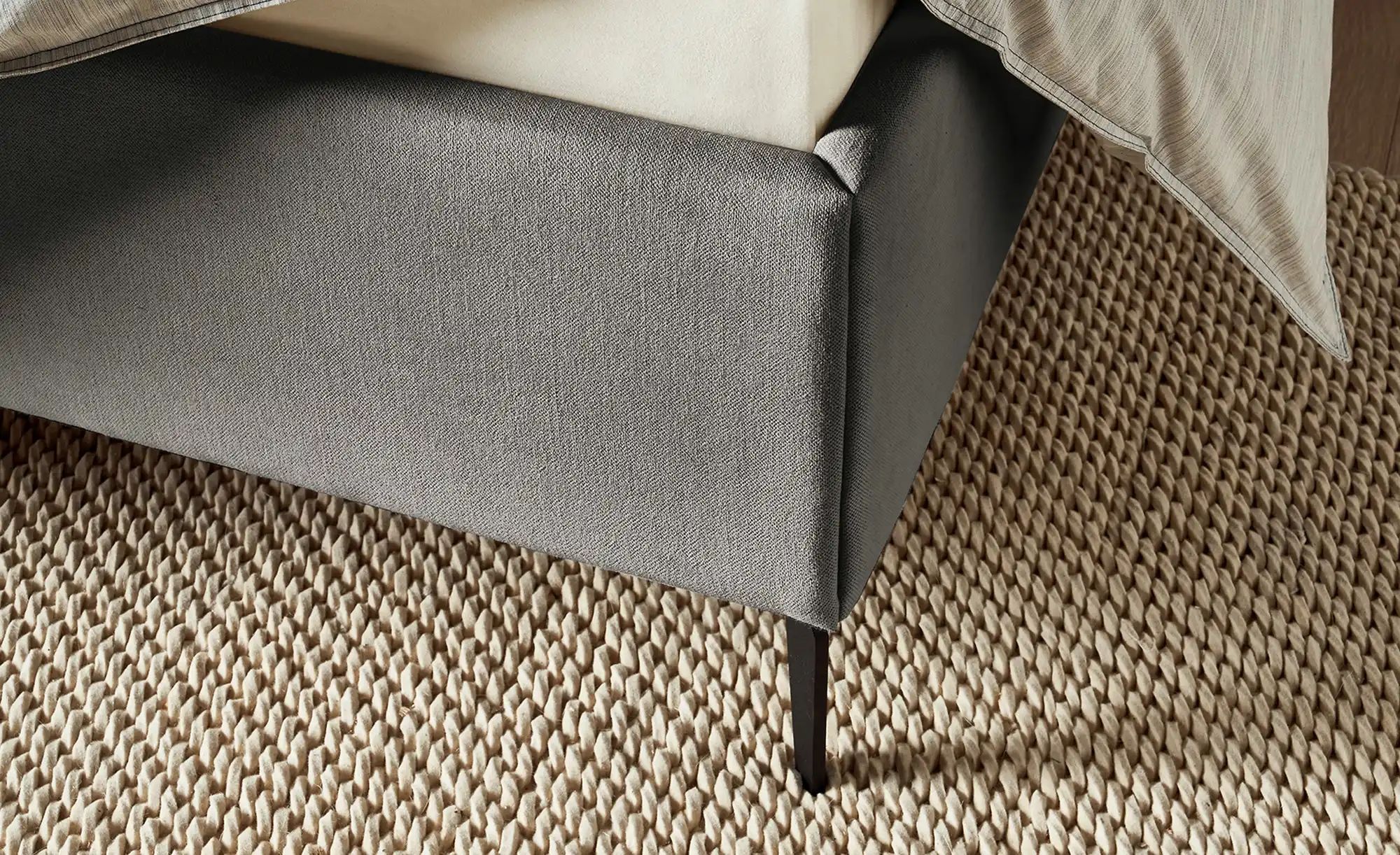 Thumbnail - Musterring Polsterbettgestell  Elos ¦ grau ¦ Maße (cm): B: 175 H: 112 Betten > Polsterbetten - Höffner