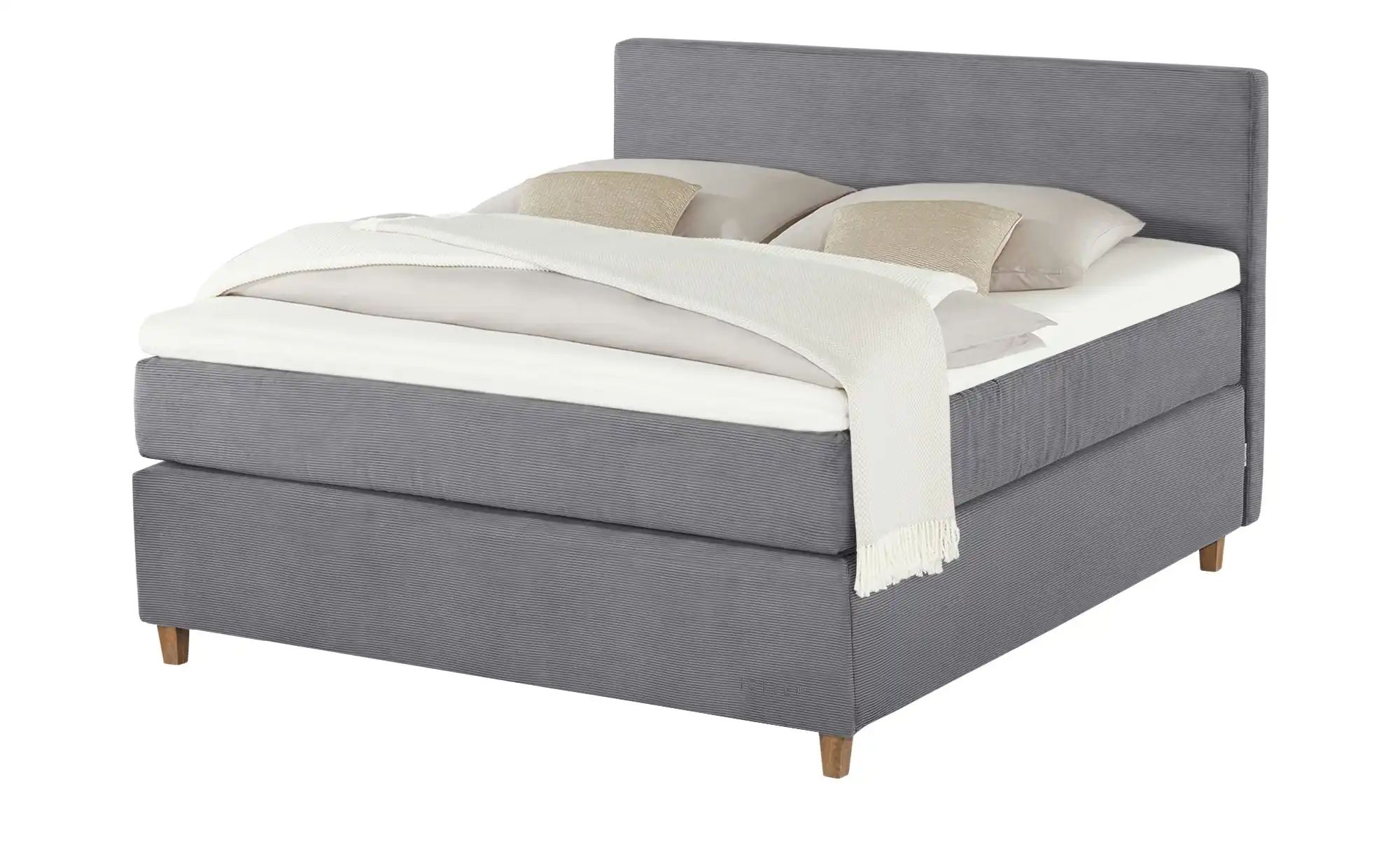 Jette Home Boxspringbett  Jette Flex ¦ grau ¦ Maße (cm): B: 145 H: 120,5 Be günstig online kaufen