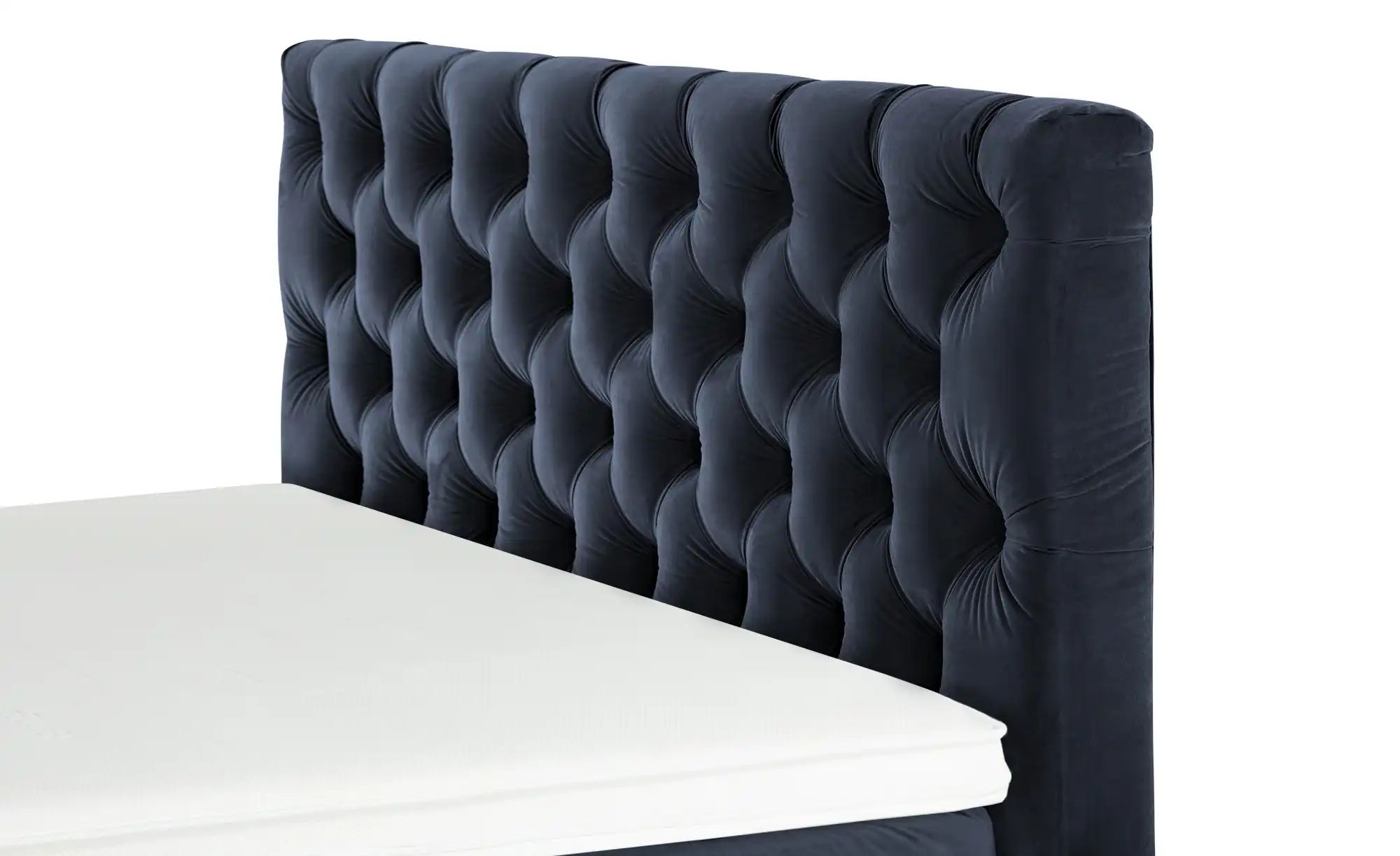 Thumbnail - Jette Home Boxspringbett Jette Glam ¦ blau ¦ Maße (cm): B: 162 H: 132,5 Betten > Komfortbetten - Höffner