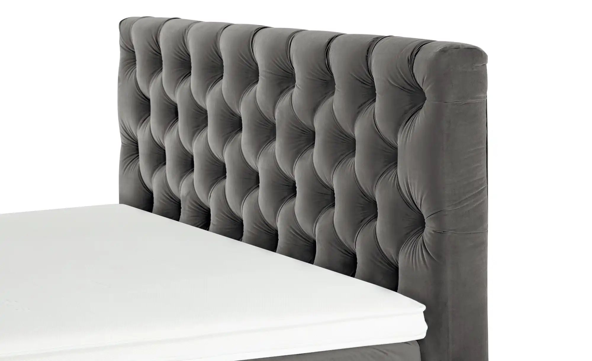 Thumbnail - Jette Home Boxspringbett  Jette Glam ¦ grau ¦ Maße (cm): B: 202 H: 132,5 Betten > Boxspringbetten - Höffner