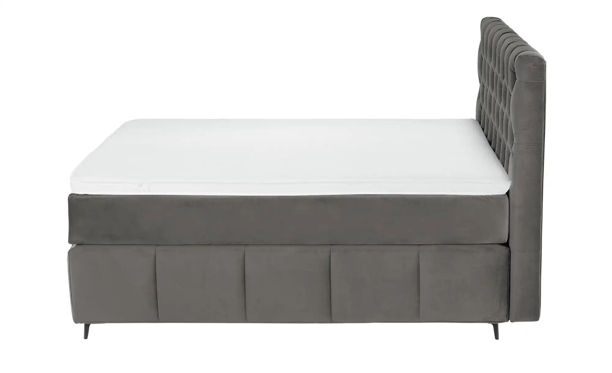 Jette Home Boxspringbett  Jette Glam ¦ grau ¦ Maße (cm): B: 202 H: 132,5 Be günstig online kaufen