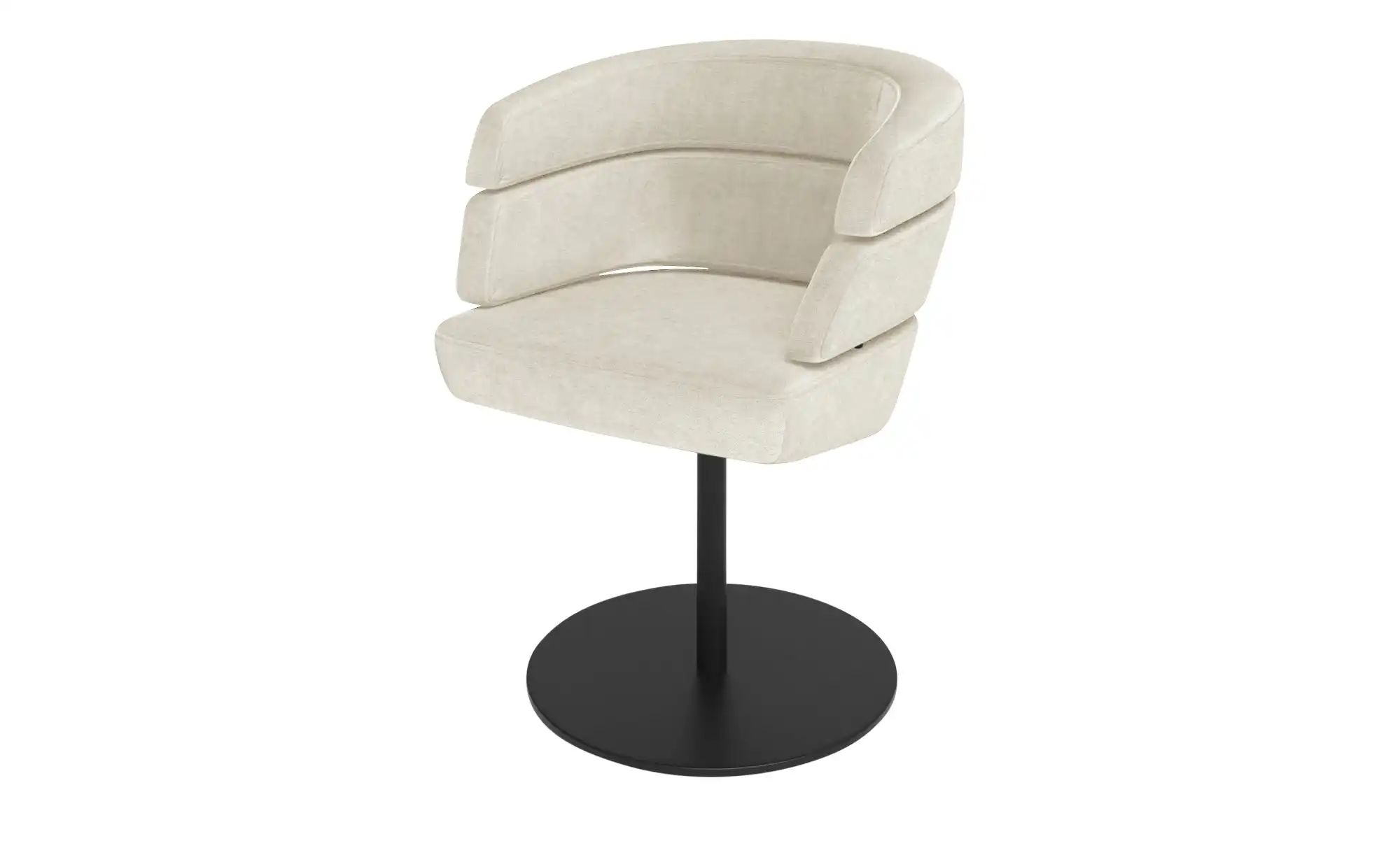 JOOP! PolsterDrehsessel Curves Drehstuhl, Carrara (Beige)