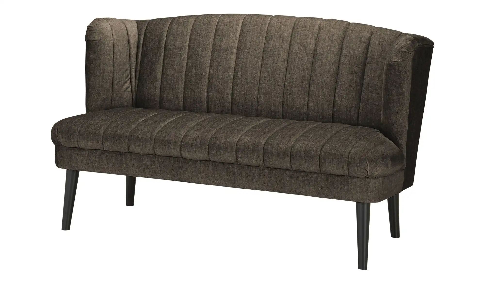 switch Küchensofa  Velours meliert Rina ¦ braun ¦ Maße (cm): B: 156 H: 92 T günstig online kaufen