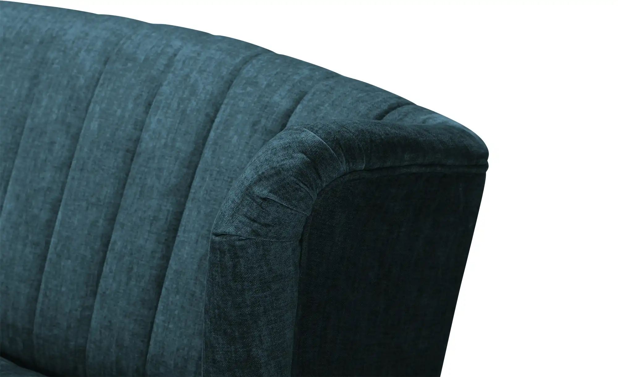 switch Küchensofa  Velours meliert Rina ¦ blau ¦ Maße (cm): B: 180 H: 92 T: günstig online kaufen