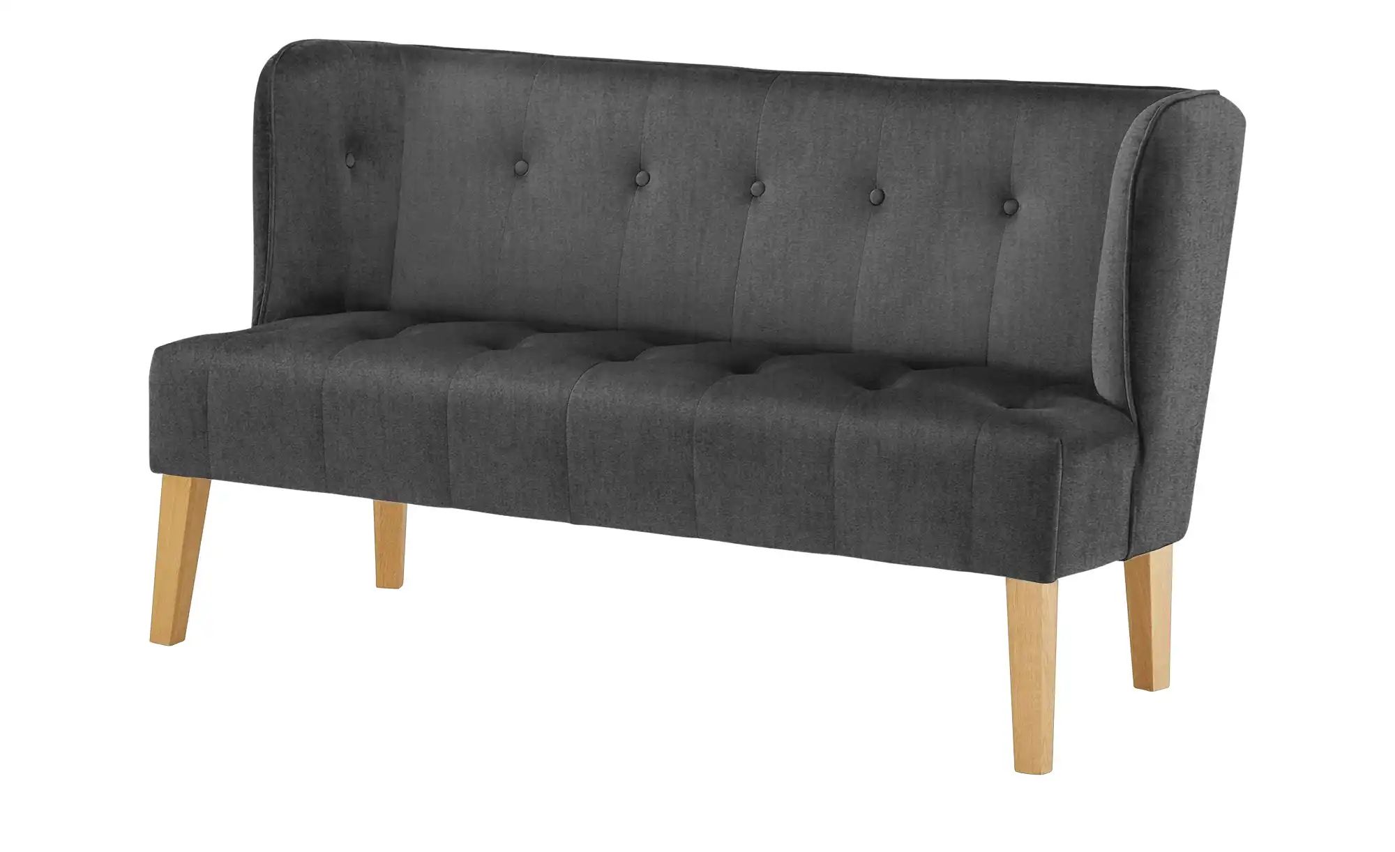 switch Küchensofa Samt  Bella ¦ schwarz ¦ Maße (cm): B: 158 H: 90 T: 72 Bän günstig online kaufen