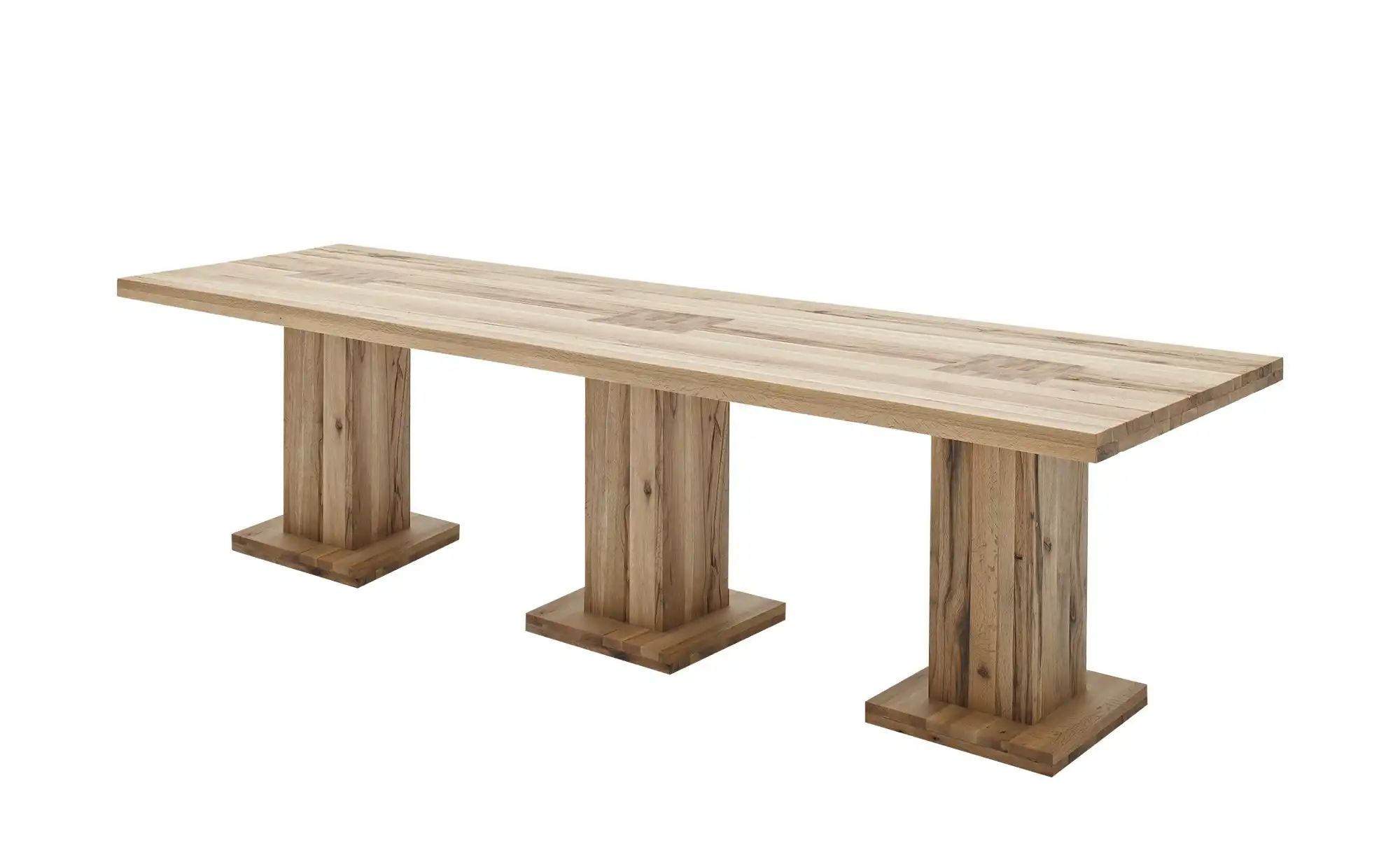 Woodford Säulentisch  Moe ¦ holzfarben ¦ Maße (cm): B: 120 H: 76 Tische > E günstig online kaufen
