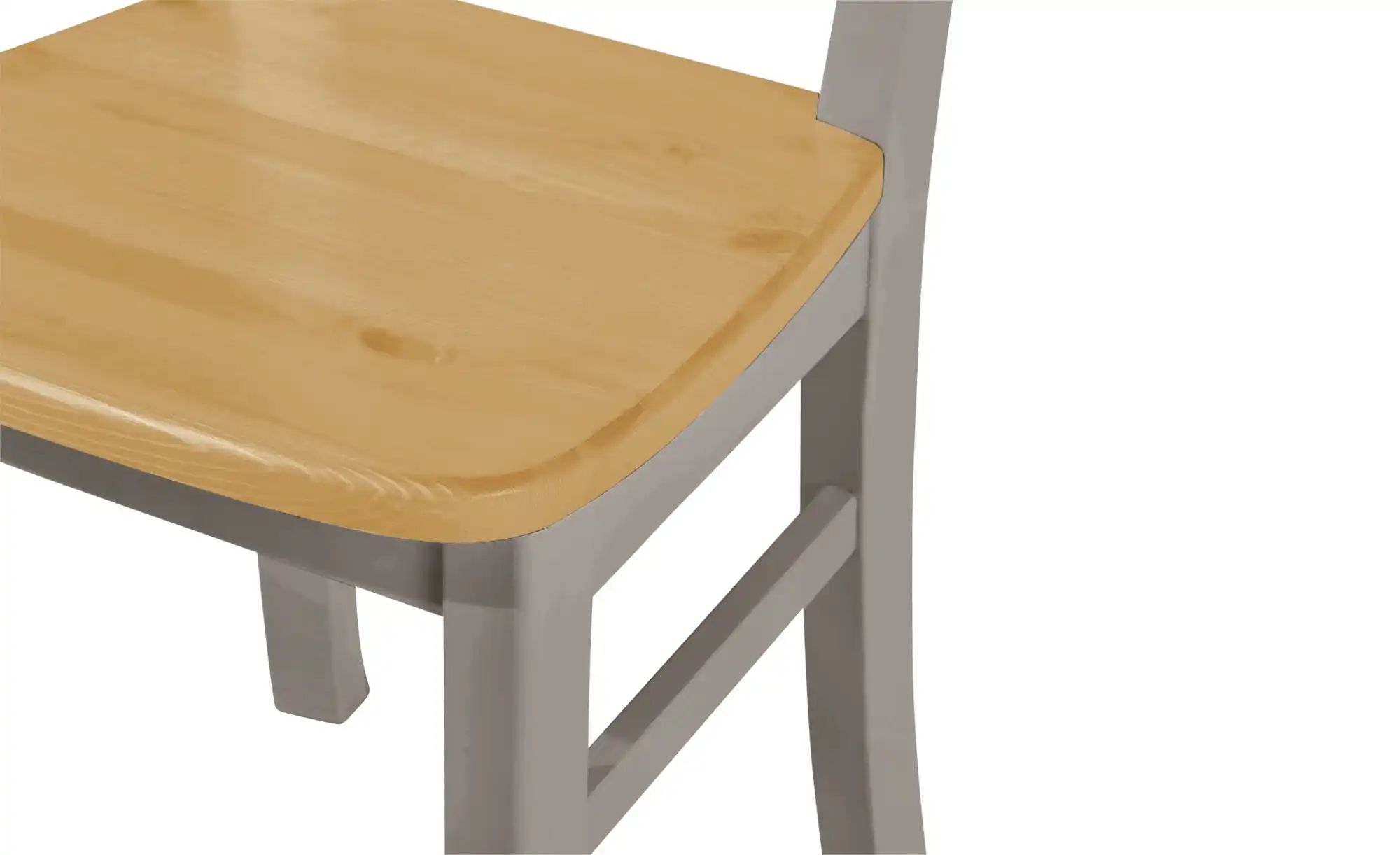 maison bleue Holzstuhl  Florian ¦ grau ¦ Maße (cm): B: 45 H: 94 T: 43.0 Stü günstig online kaufen