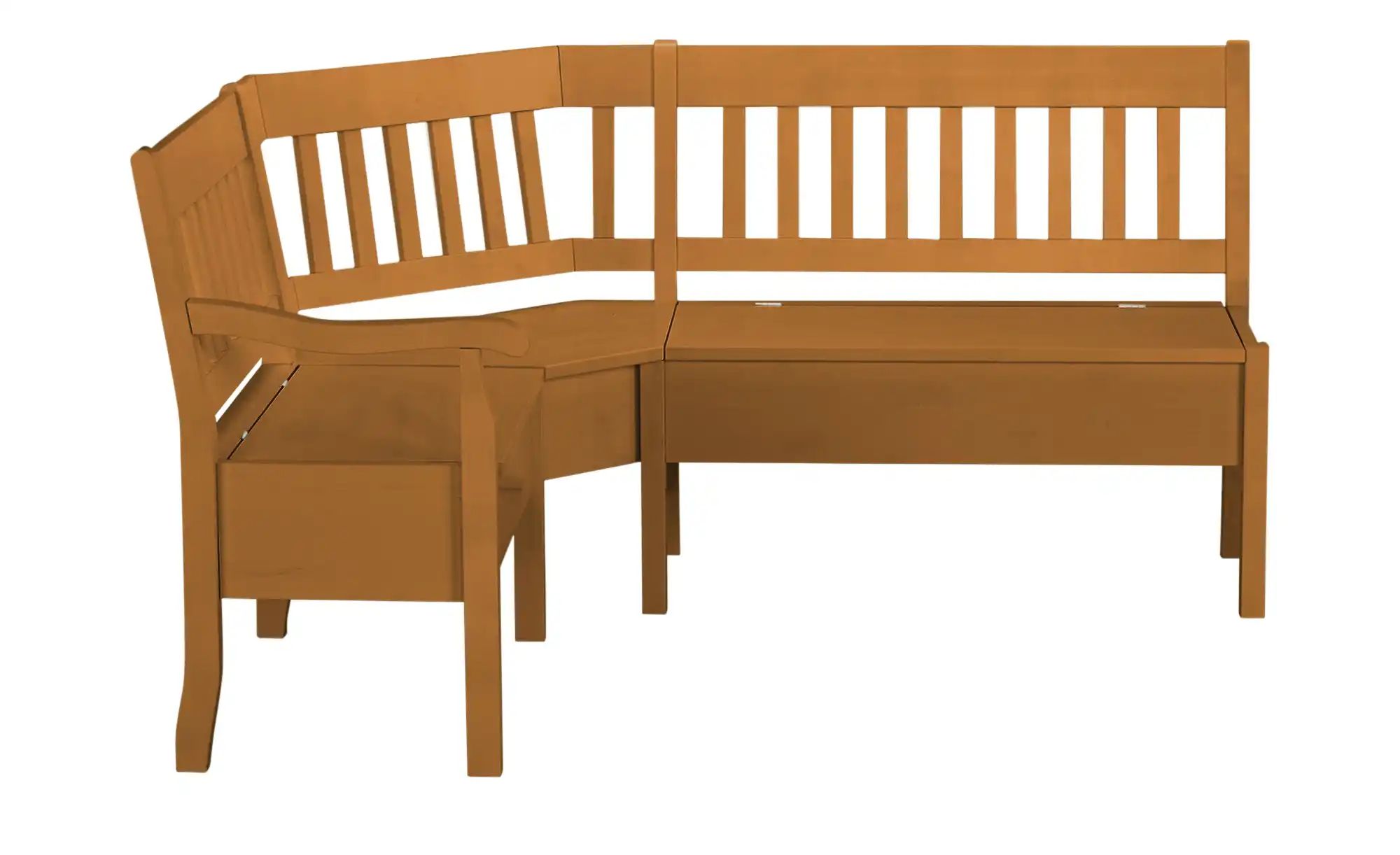 Thumbnail - maison bleue Truhen-Eckbank massiv Bendix ¦ holzfarben ¦ Maße (cm): H: 93 Bänke > Eckbänke - Höffner