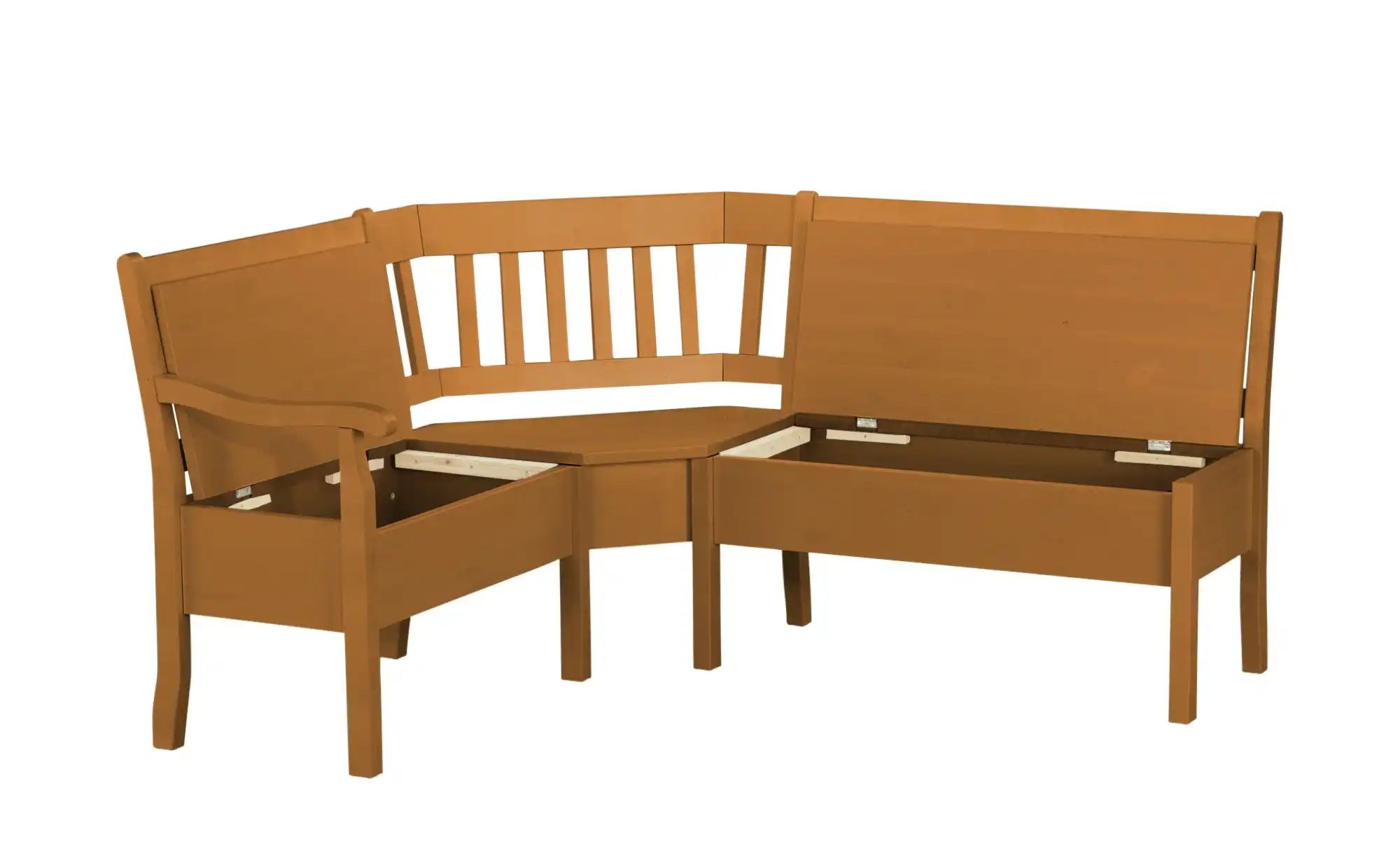 Thumbnail - maison bleue Truhen-Eckbank massiv Bendix ¦ holzfarben ¦ Maße (cm): H: 93 Bänke > Eckbänke - Höffner