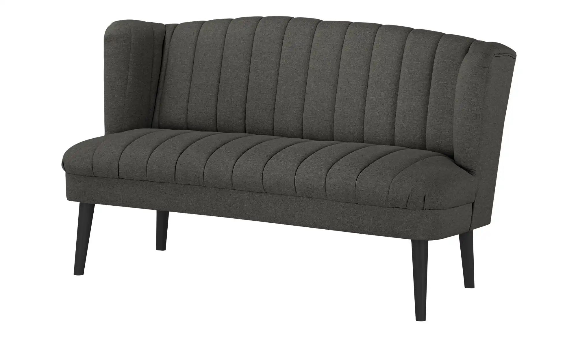 switch Küchensofa  Webstoff meliert Rina ¦ schwarz ¦ Maße (cm): B: 156 H: 9 günstig online kaufen