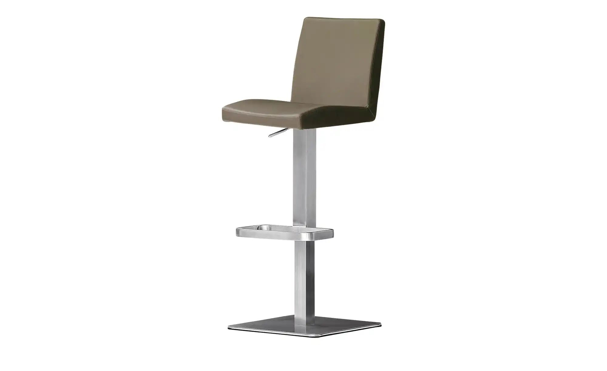 Barhocker Leder Elena ¦ braun ¦ Maße (cm): B: 40 H: 85 T: 52.0 Polstermöbel günstig online kaufen