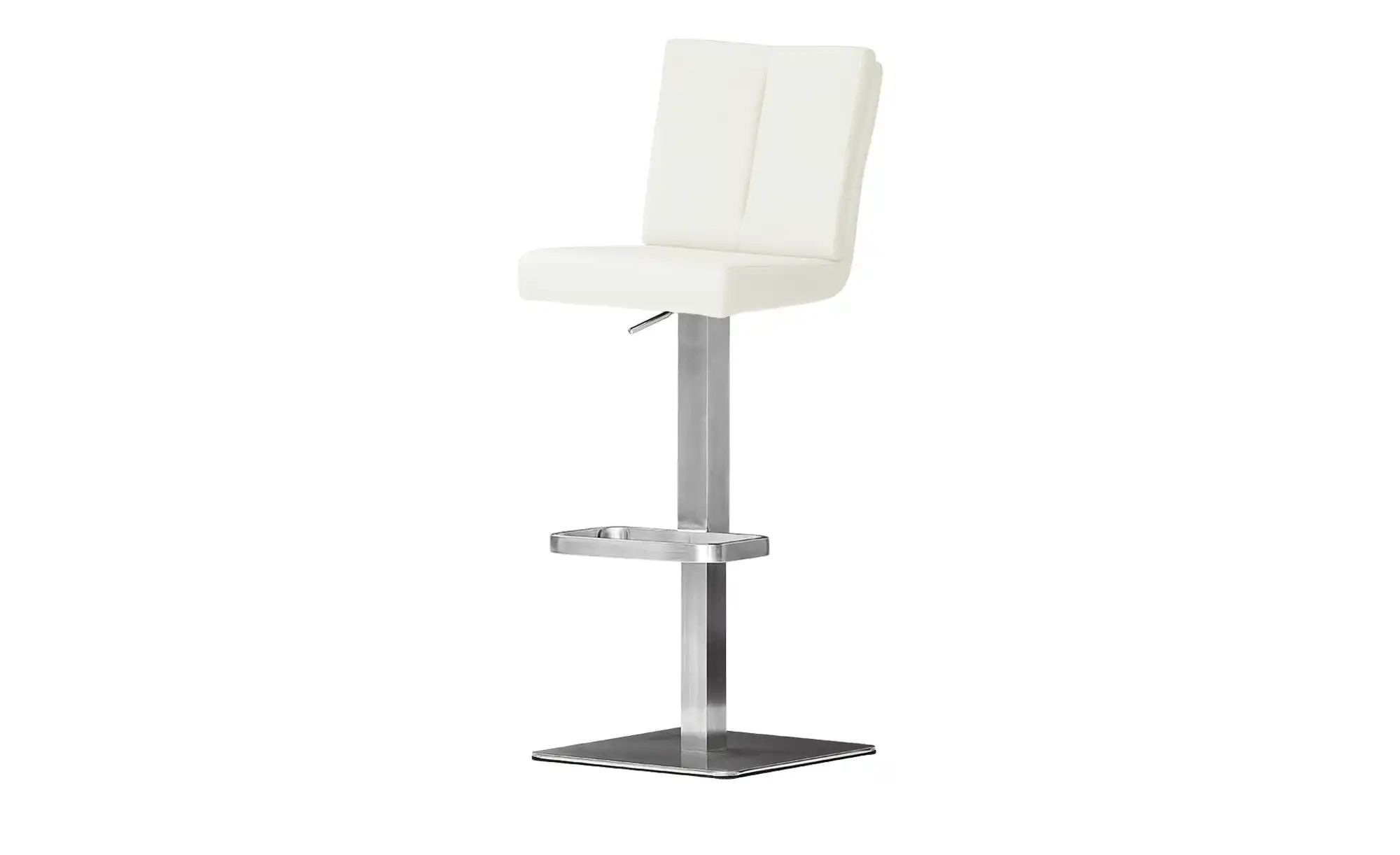 Barhocker  Gaia ¦ weiß ¦ Maße (cm): B: 40 H: 89 T: 53.0 Polstermöbel > Hock günstig online kaufen