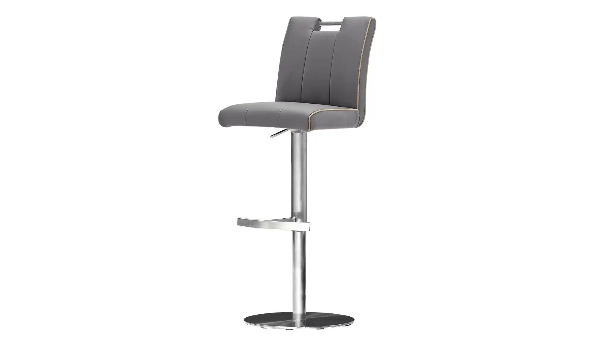 Barhocker  Anna ¦ grau ¦ Maße (cm): B: 42 H: 87 T: 51.0 Polstermöbel > Hock günstig online kaufen