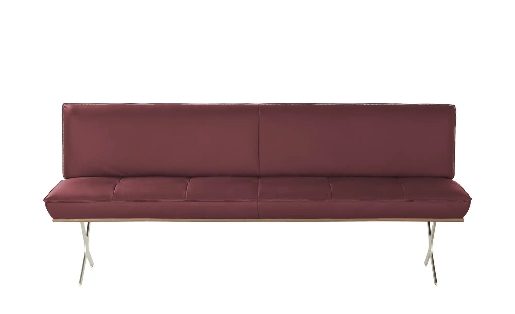 Thumbnail - KOINOR Sitzbank Leder Dining System 1 ¦ rot ¦ Maße (cm): B: 194 H: 88 T: 66.0 Bänke > Einzelbänke - Höffner