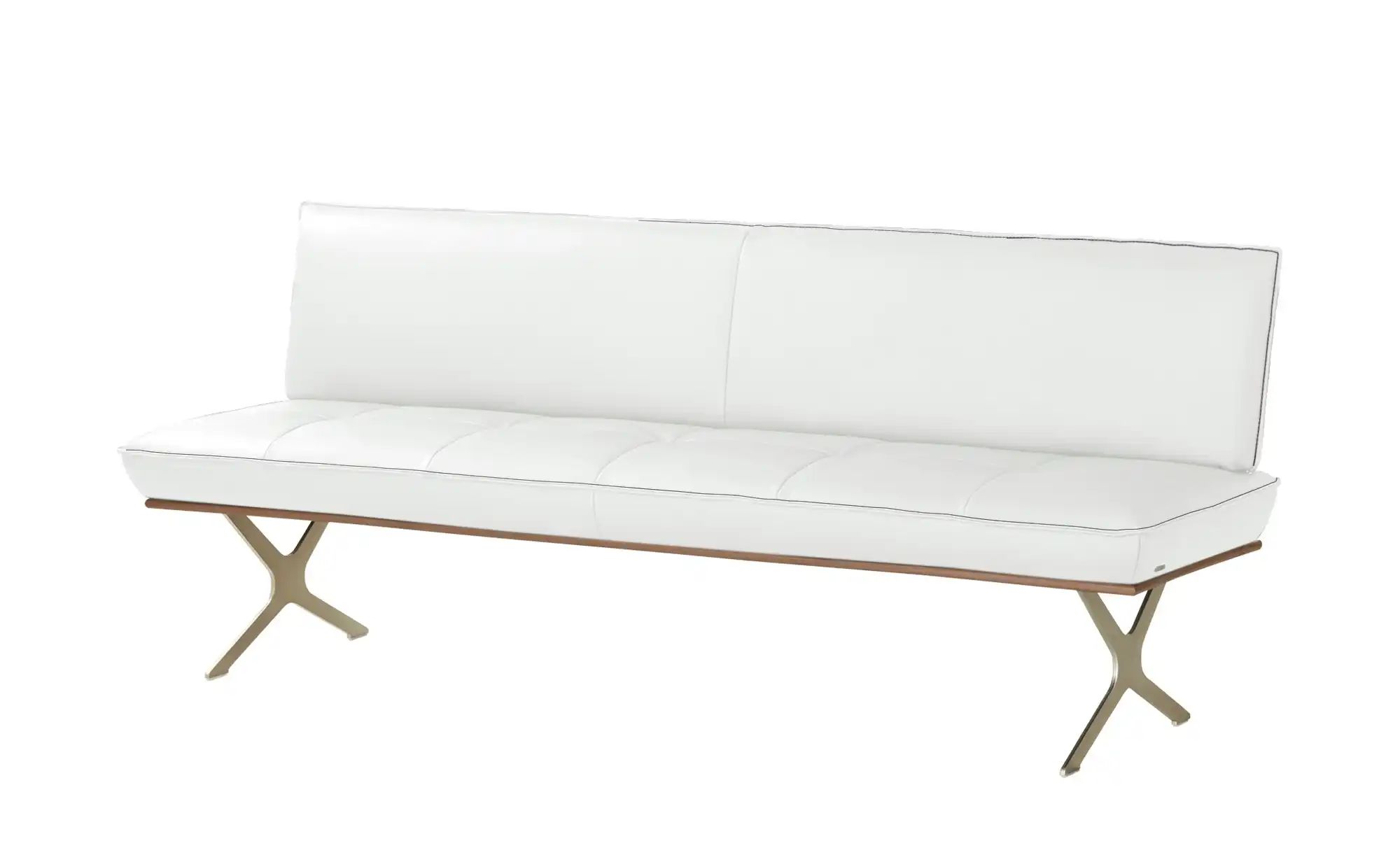 KOINOR Sitzbank Leder Dining System 1 ¦ weiß ¦ Maße (cm): B: 194 H: 88 T: 66.0 Bänke > Einzelbänke - Höffner