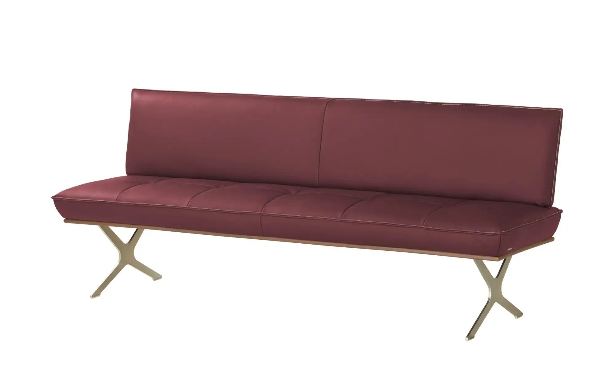 KOINOR Sitzbank Leder Dining System 1 ¦ rot ¦ Maße (cm): B: 174 H: 88 T: 66.0 Bänke > Einzelbänke - Höffner