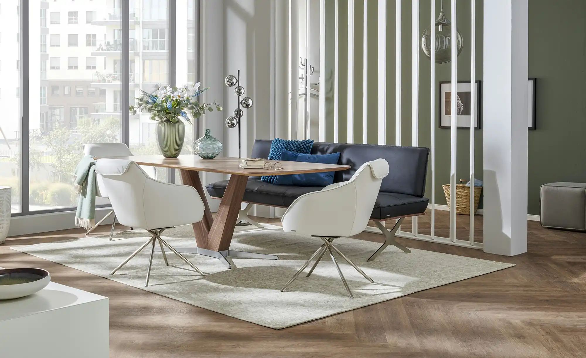 Thumbnail - KOINOR HPL Säulentisch Dining System 1 ¦ holzfarben ¦ Maße (cm): B: 100 H: 76 Tische > Esstische > Esstische eckig - Hö...