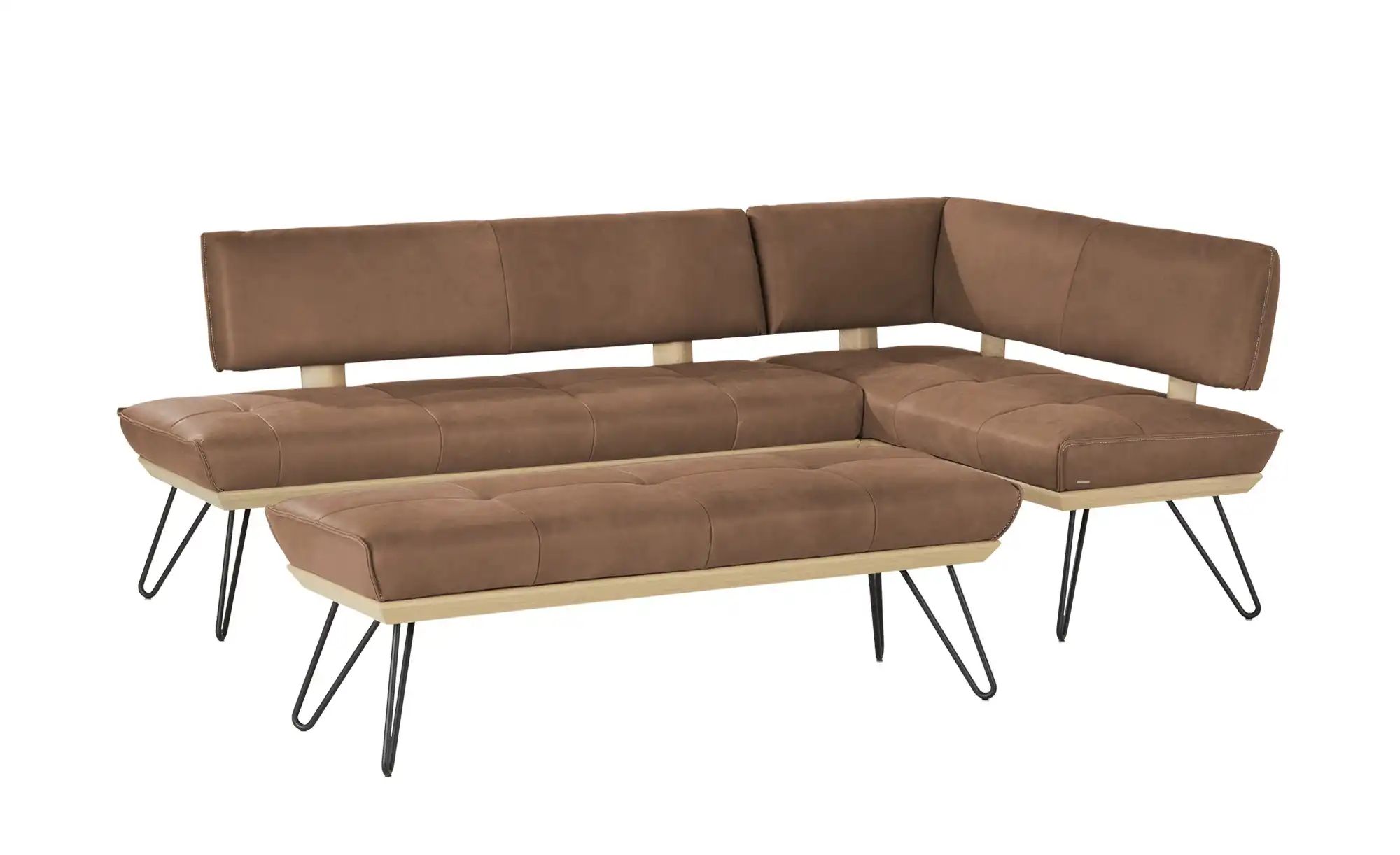 Thumbnail - KOINOR Eckbank Leder Dining System 4 ¦ braun ¦ Maße (cm): H: 88 Bänke > Eckbänke - Höffner