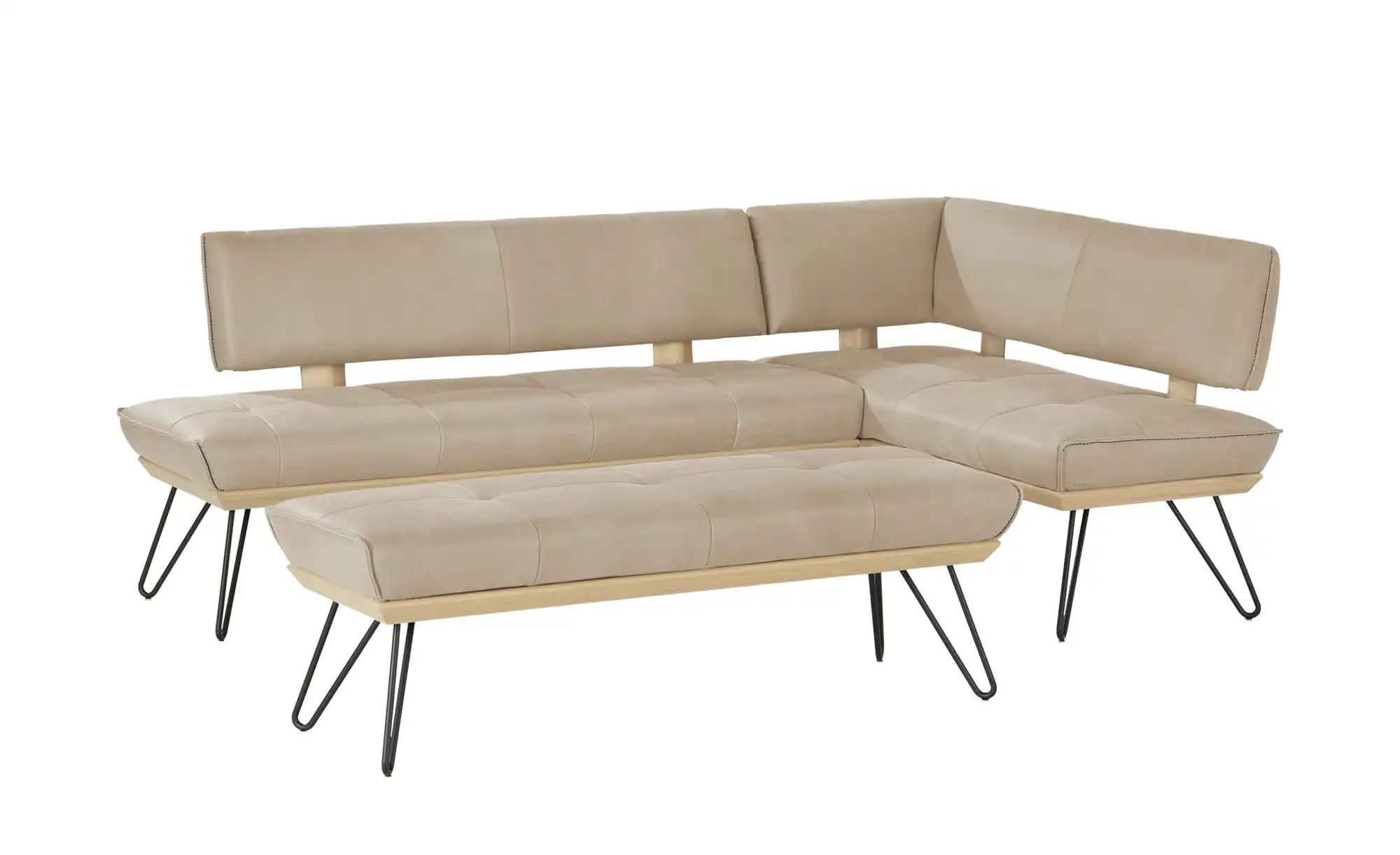 KOINOR Eckbank  Leder Dining System 4 ¦ beige ¦ Maße (cm): H: 88 Bänke > Ec günstig online kaufen