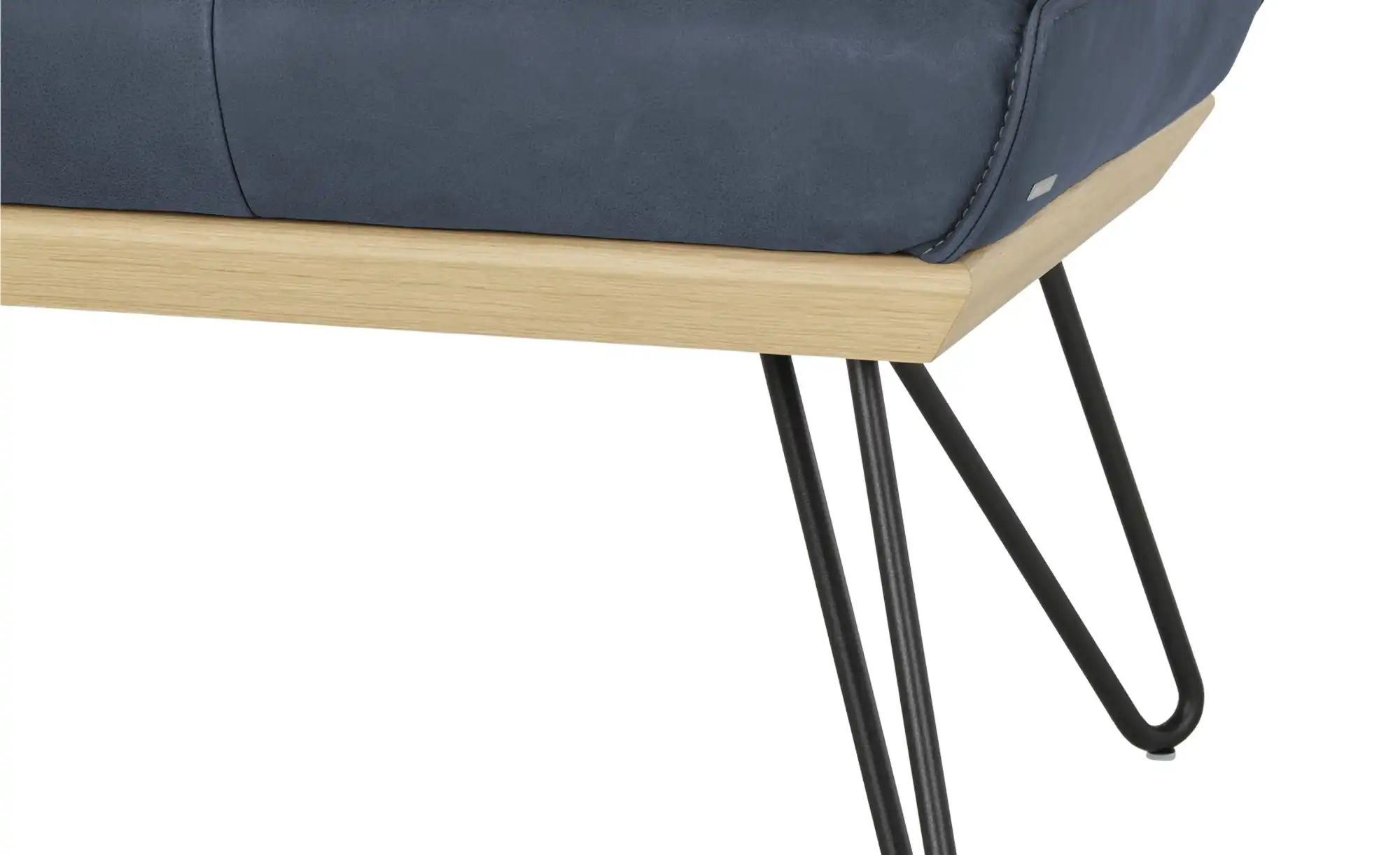 Thumbnail - KOINOR Hockerbank Leder Dining System 4 ¦ blau ¦ Maße (cm): B: 130 H: 49 T: 54.0 Bänke > Einzelbänke - Höffner