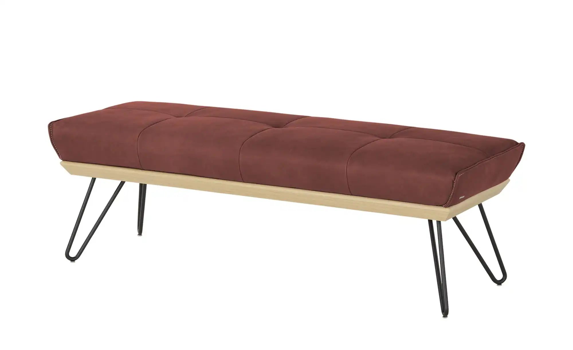 KOINOR Hockerbank Leder Dining System 4 ¦ rot ¦ Maße (cm): B: 170 H: 49 T: 54.0 Bänke > Einzelbänke - Höffner